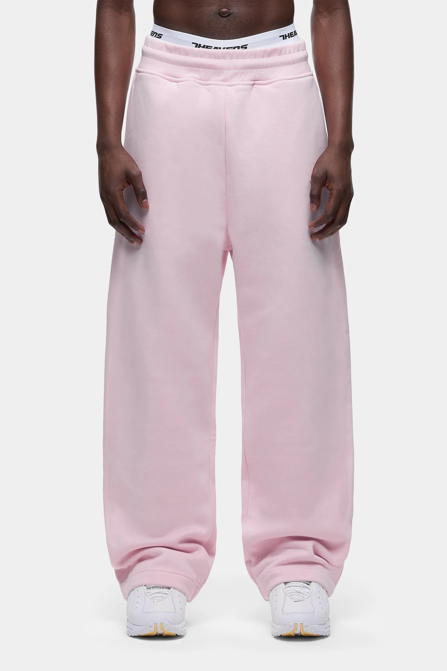 Washed Heavyweight Open Leg Jogger - Washed Pink