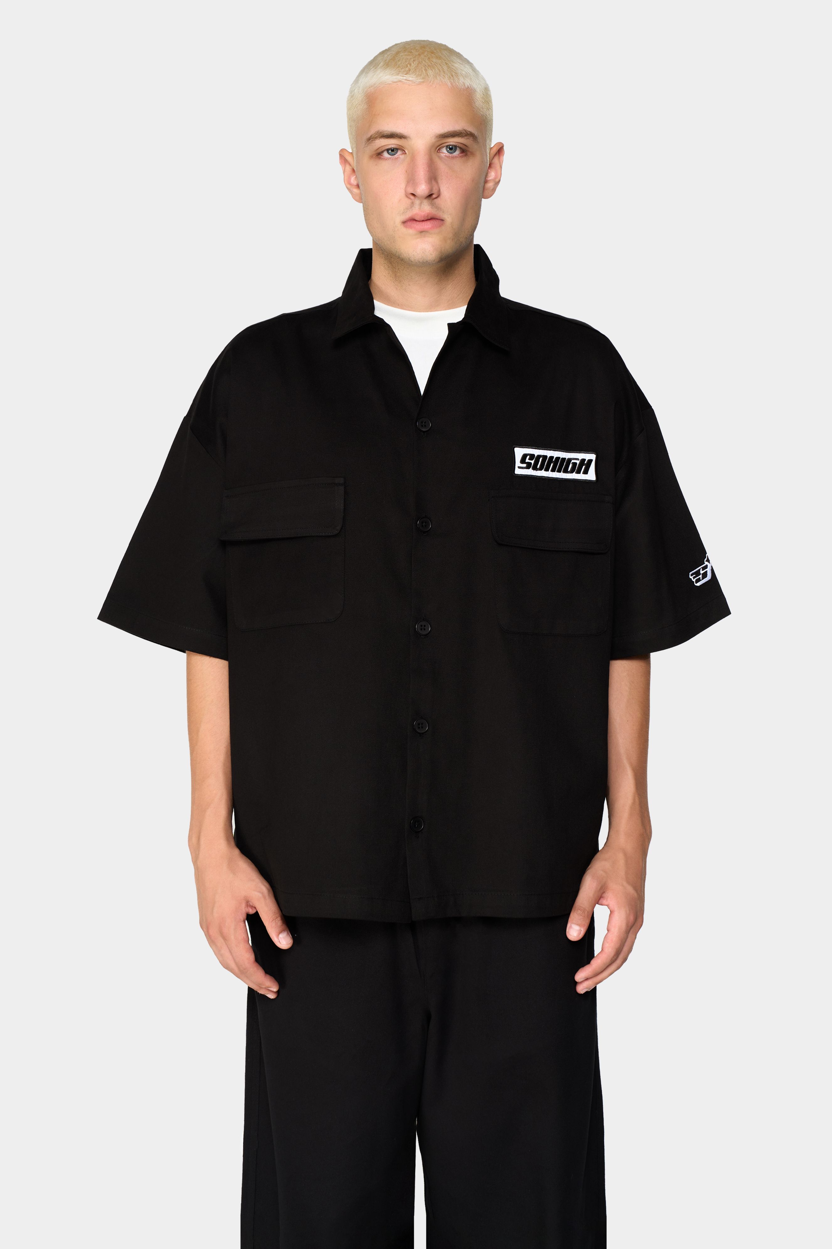 Sohigh Oversize Patch Worker Gömlek (WS4)