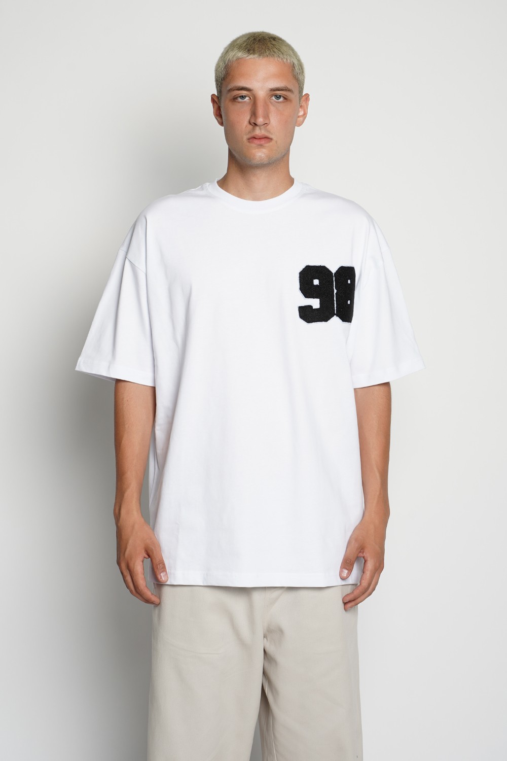 Koqs Oversized White T-Shirt (KOQS2)