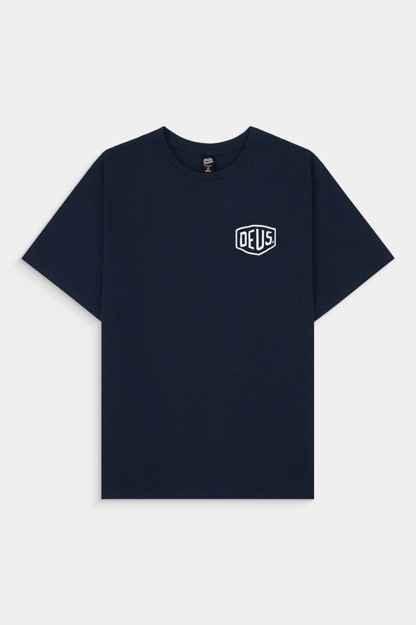 D. Ex Machina Venice Address T-Shirt - Navy