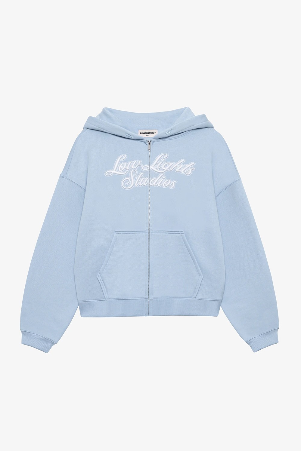 L.L.S. Oversized Embroidered Zipper Hoodie (LLS-3)