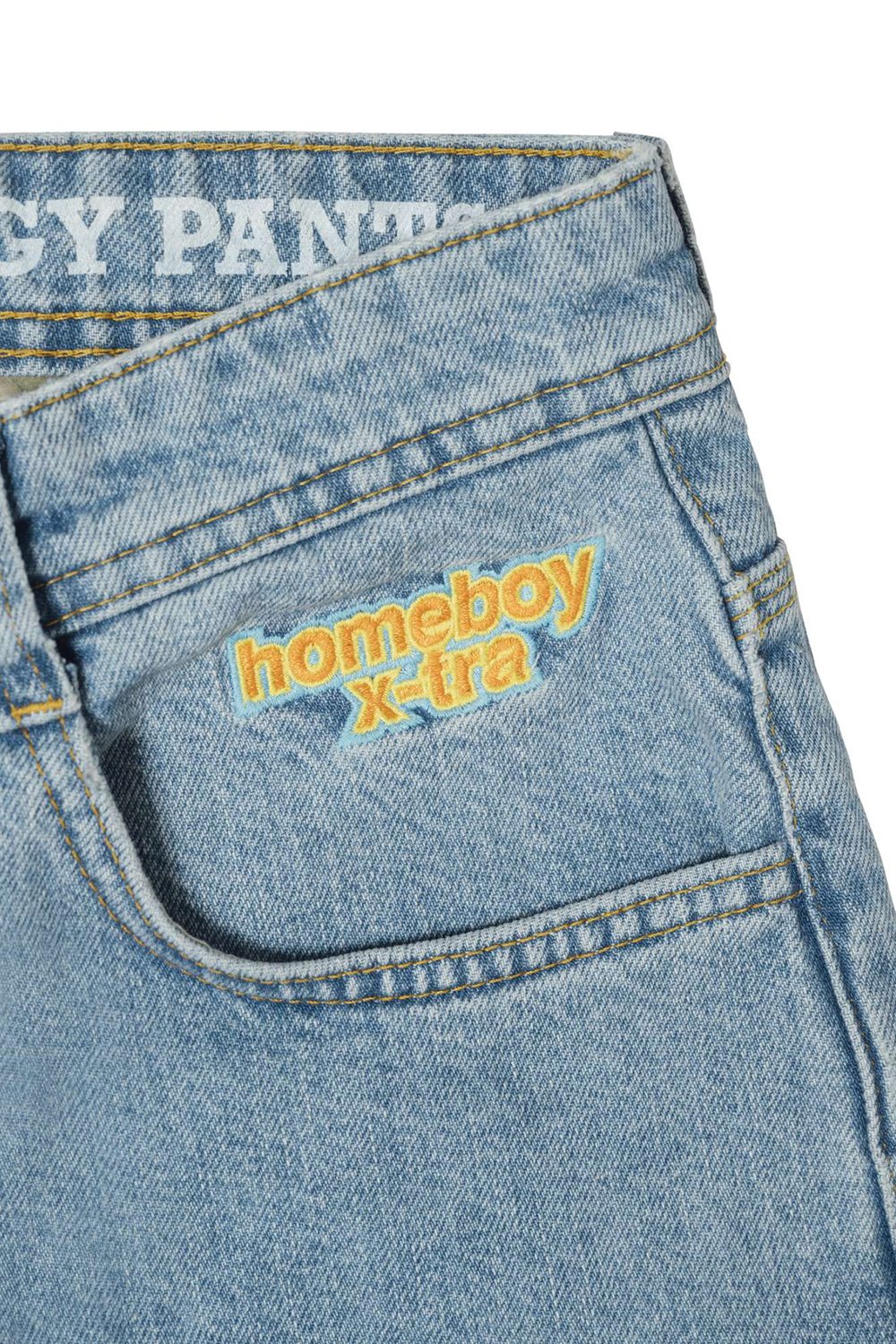 HOMEBOY Baggy Washed Light Blue Short (HB-BS-6)