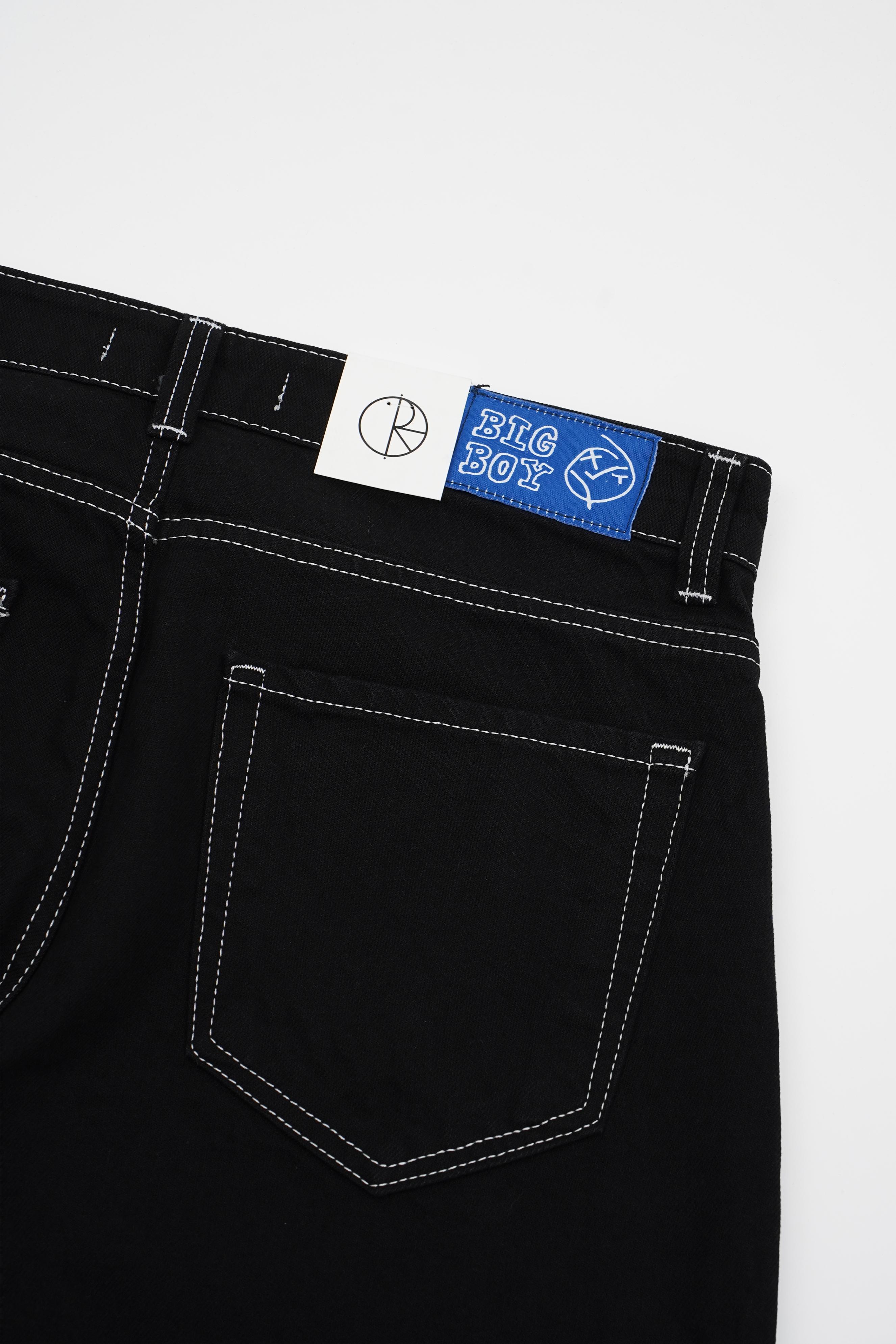 Big Boy Baggy Jeans - Contrast Black