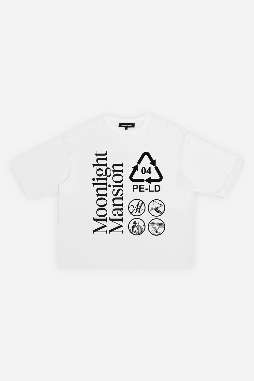 M. Mansion Oversized Boxy Fit T Shirt (MMTEE1)