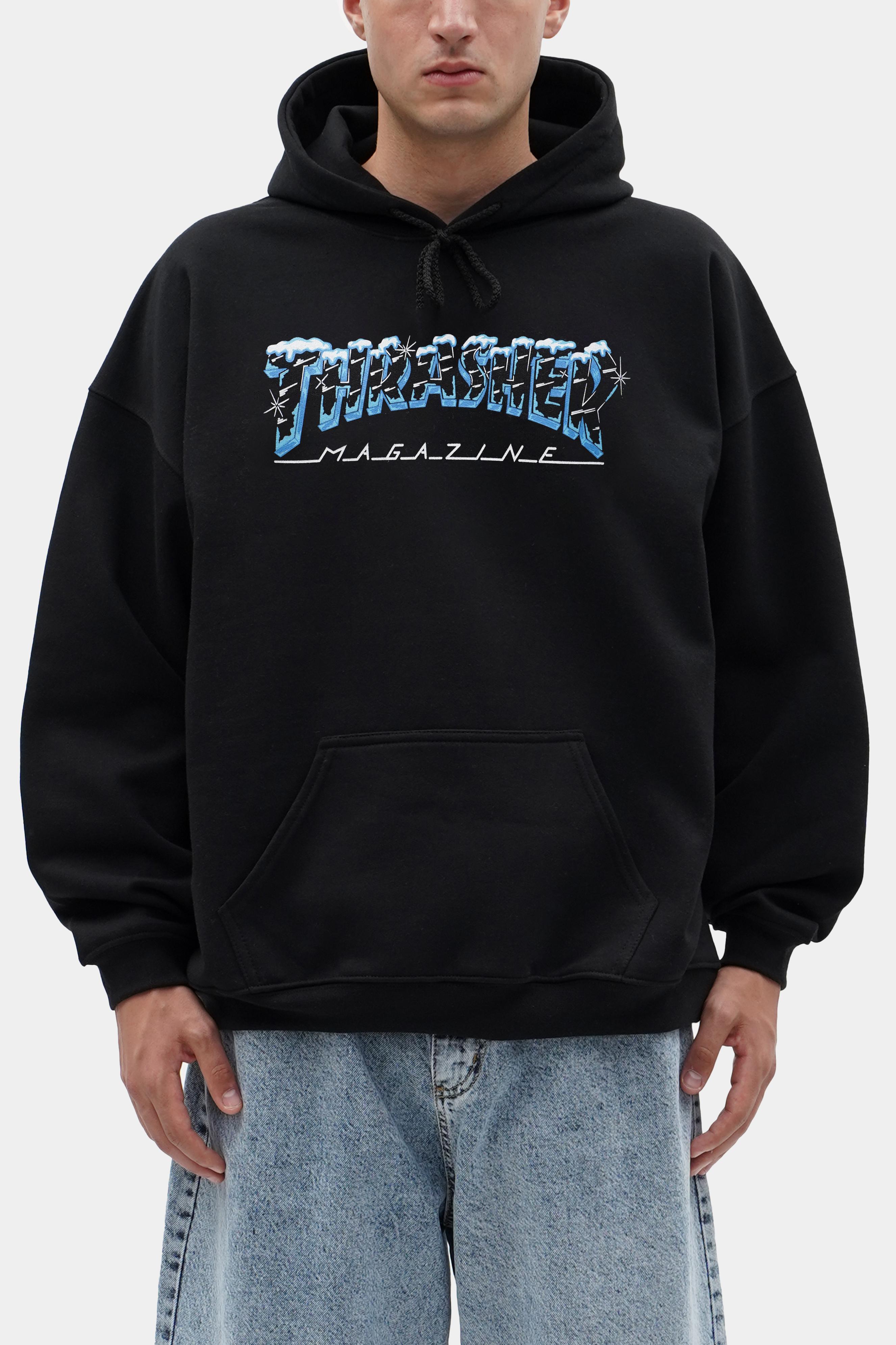 Thrasher Ice Black Hoodie (TRS3)