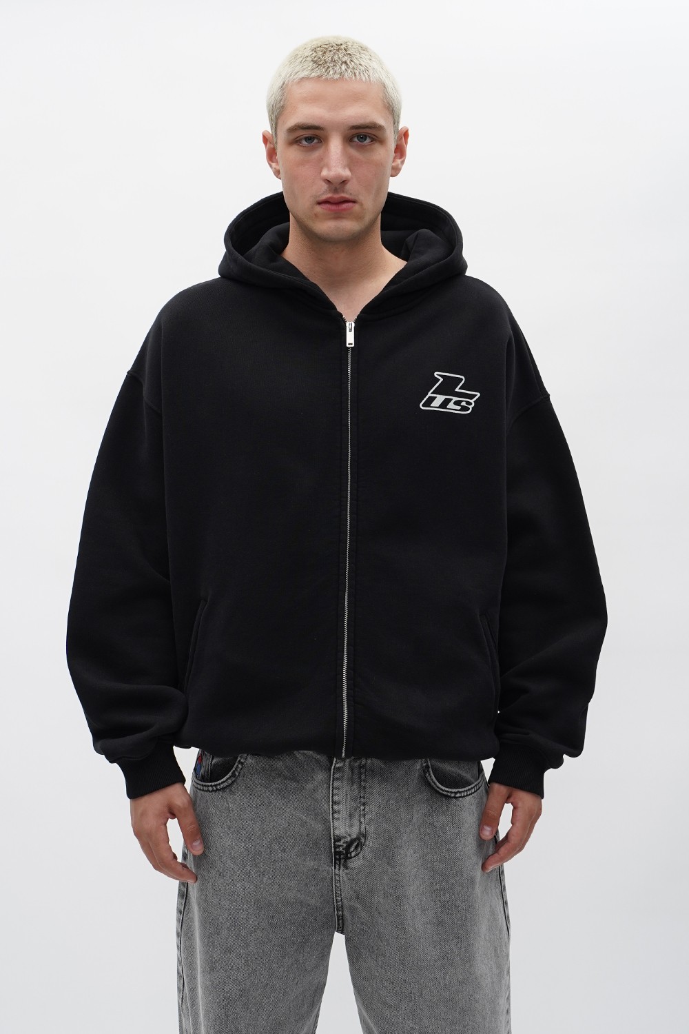 L.L.S. Oversized Basic Zip Hoodie (LLS-24)