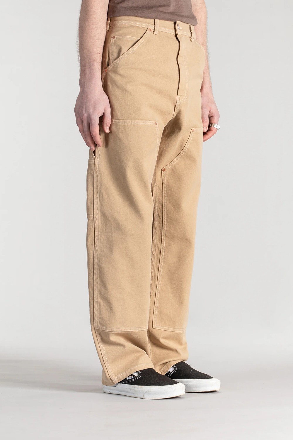 Stan Ray Double Knee Painter Pants - Antiquie Khaki Duck