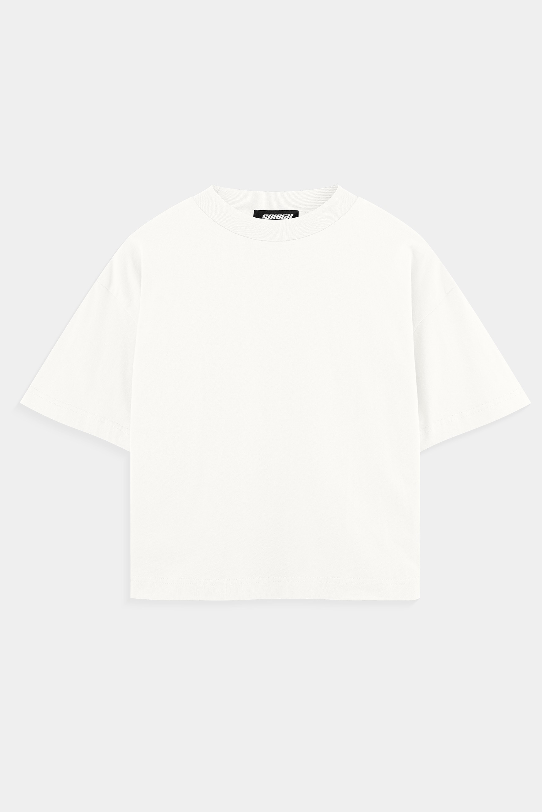 Sohigh Heavyweight Cropped T-Shirt - Kırık Beyaz