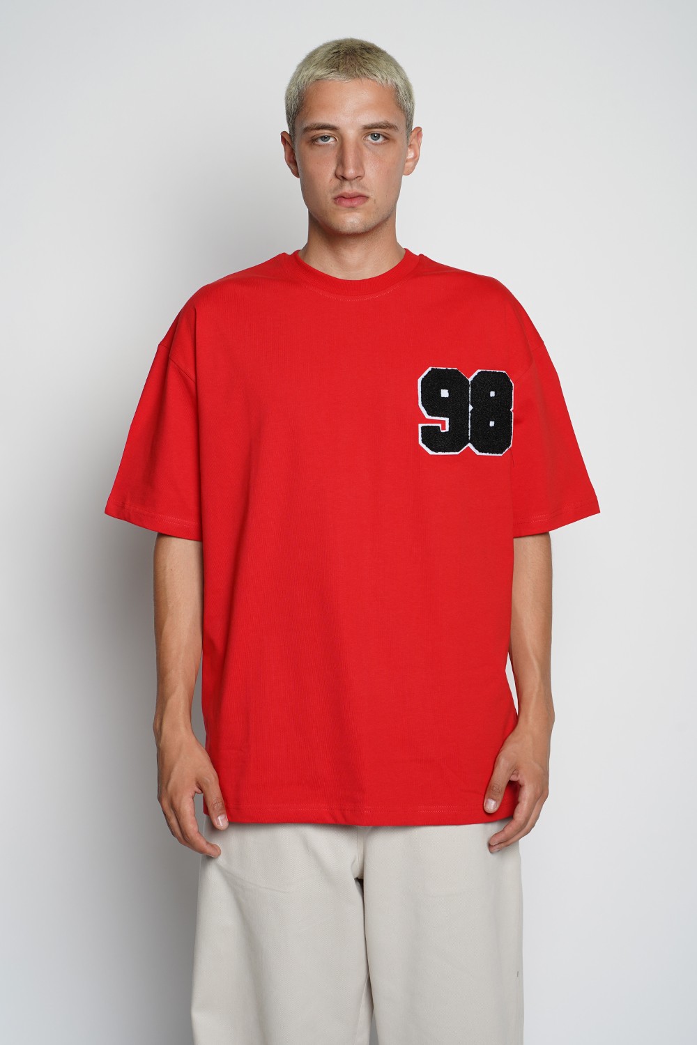 Koqs Oversized Red T-Shirt (KOQS3)