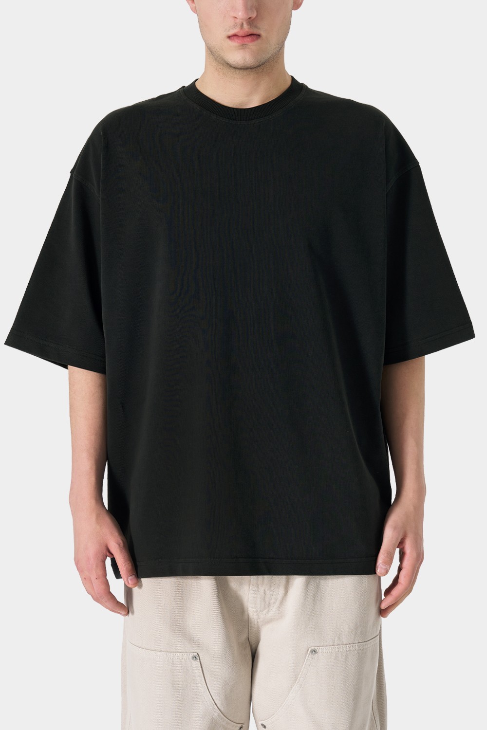 Sohigh Blank Oversized T-Shirt - Washed Black