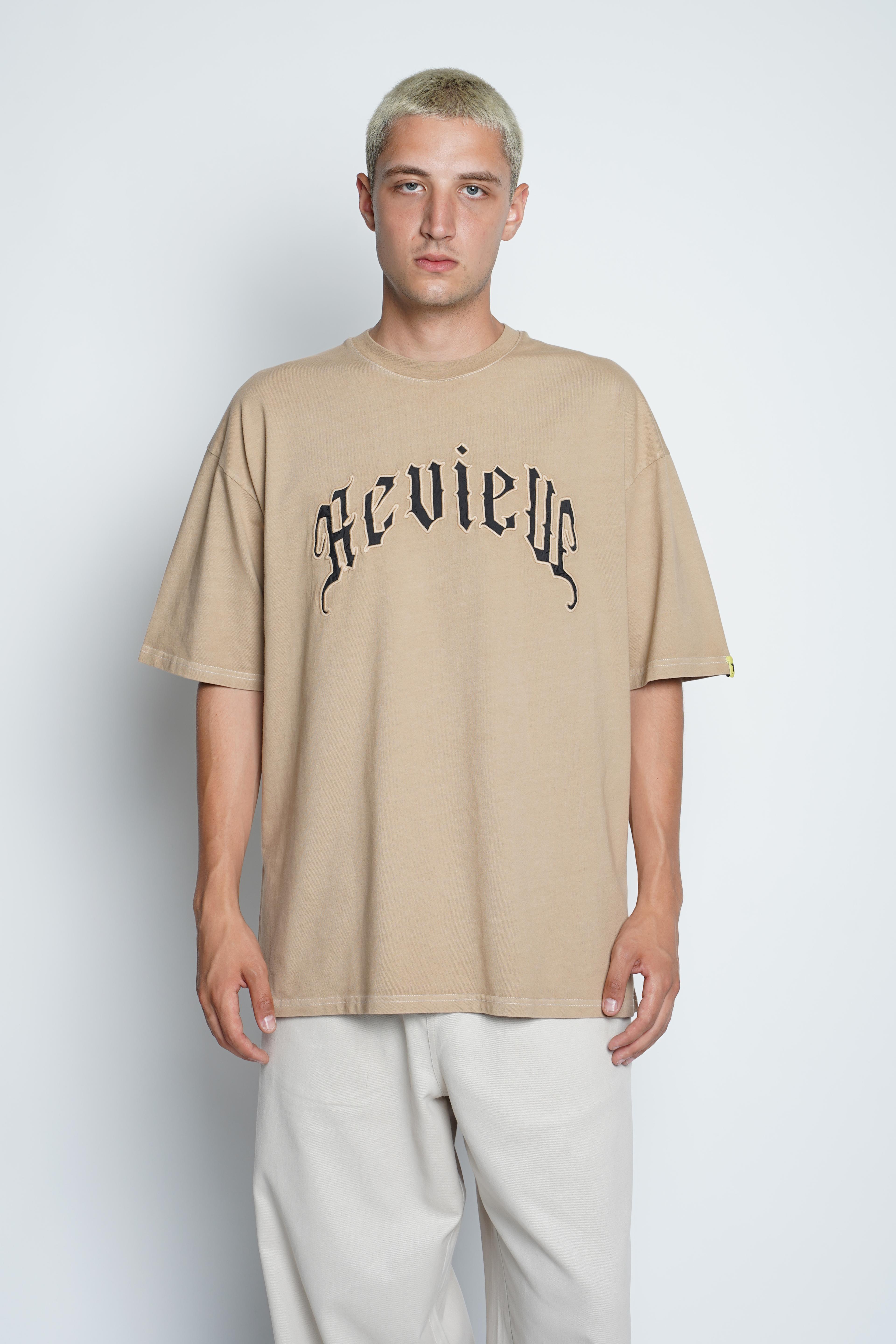 Oversized Embroidered Washed T Shirt (RV-9)