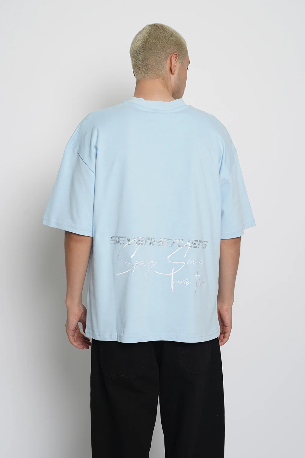 S.Heavens Oversized Rhinestone T-Shirt