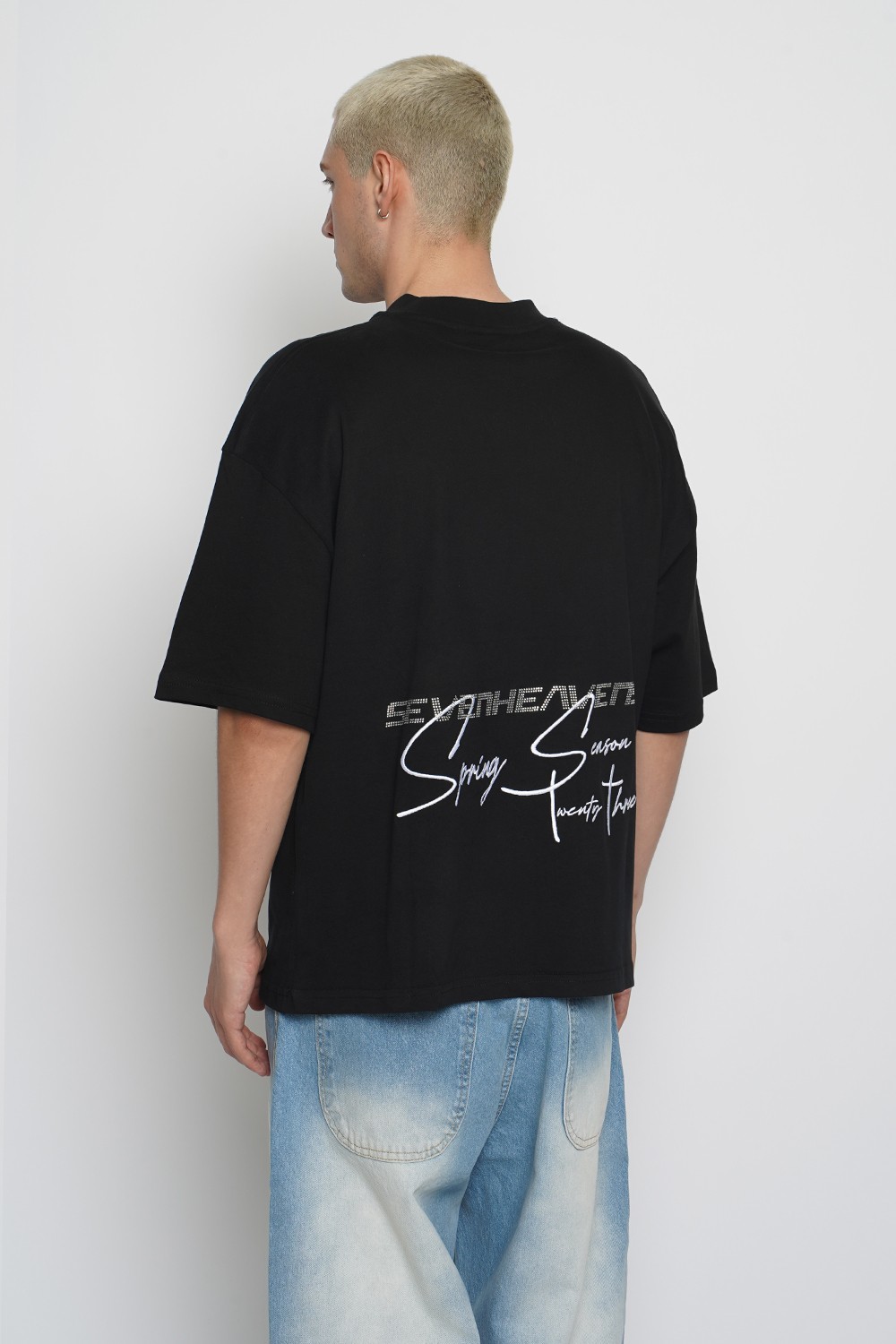 S.Heavens Oversized Rhinestone T-Shirt