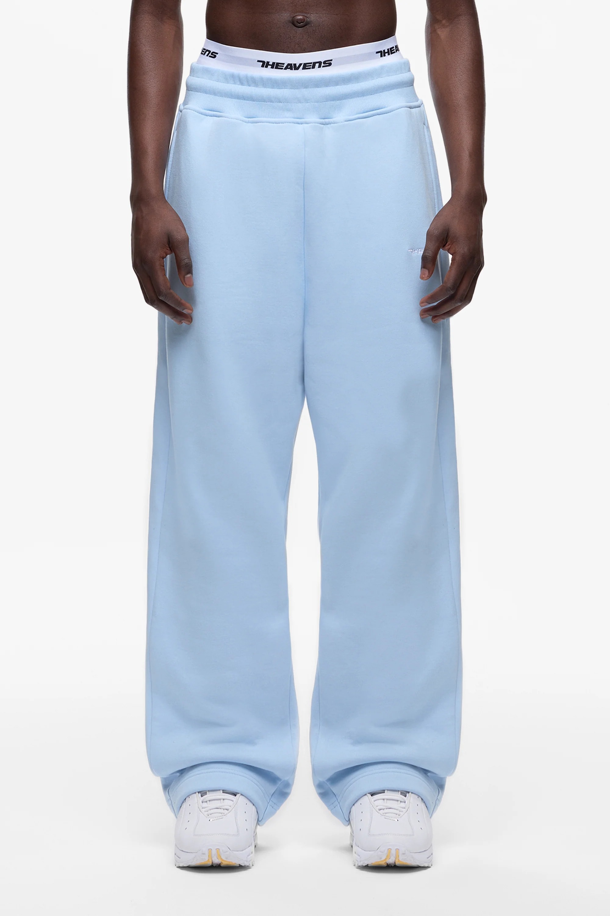 420gsm Open Leg Jogger - Baby Blue
