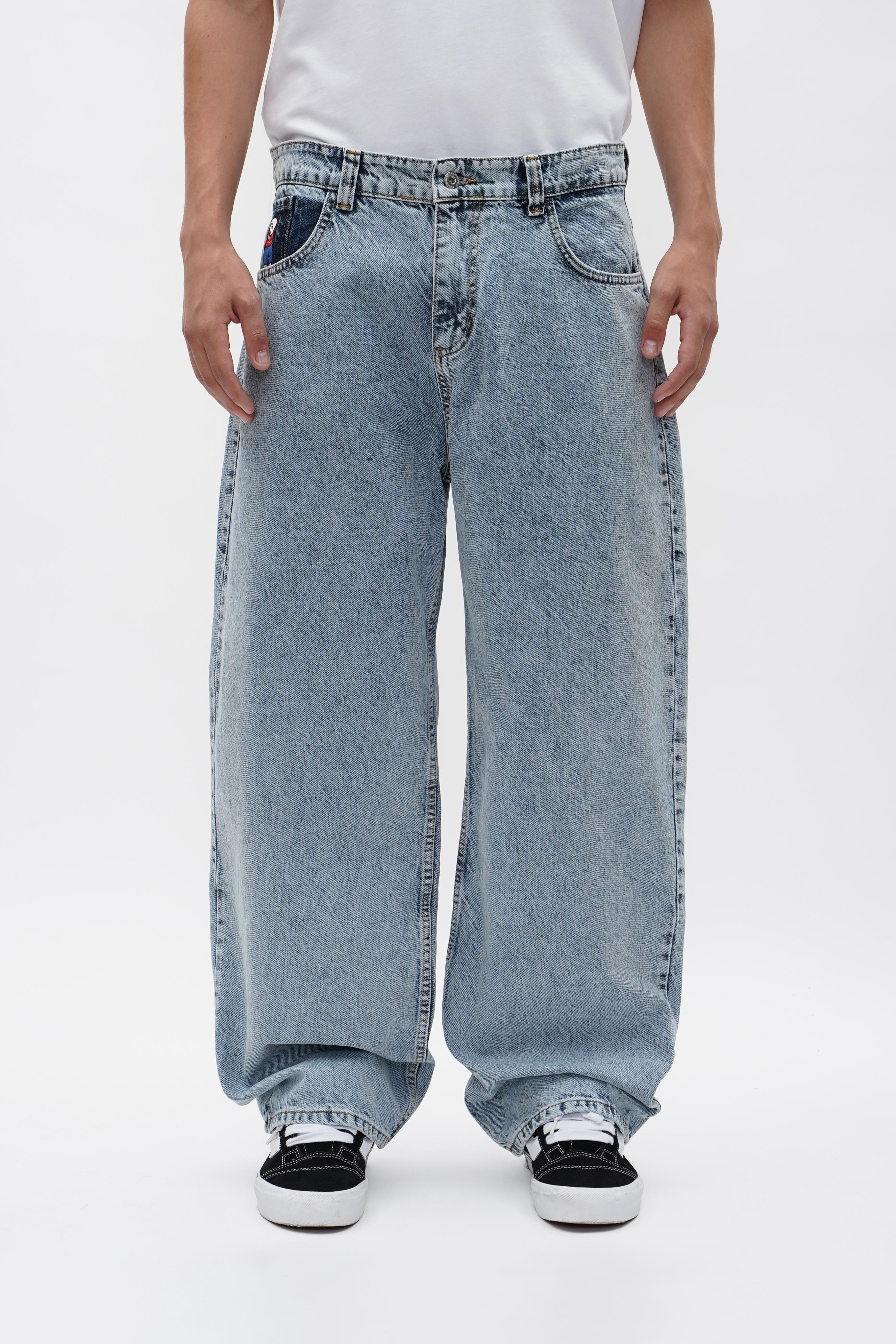 Big Boy Baggy Jeans - Light Blue