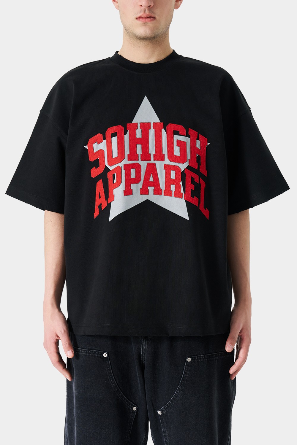 400gsm Oversize Star Logo T-Shirt (SHPT-2)