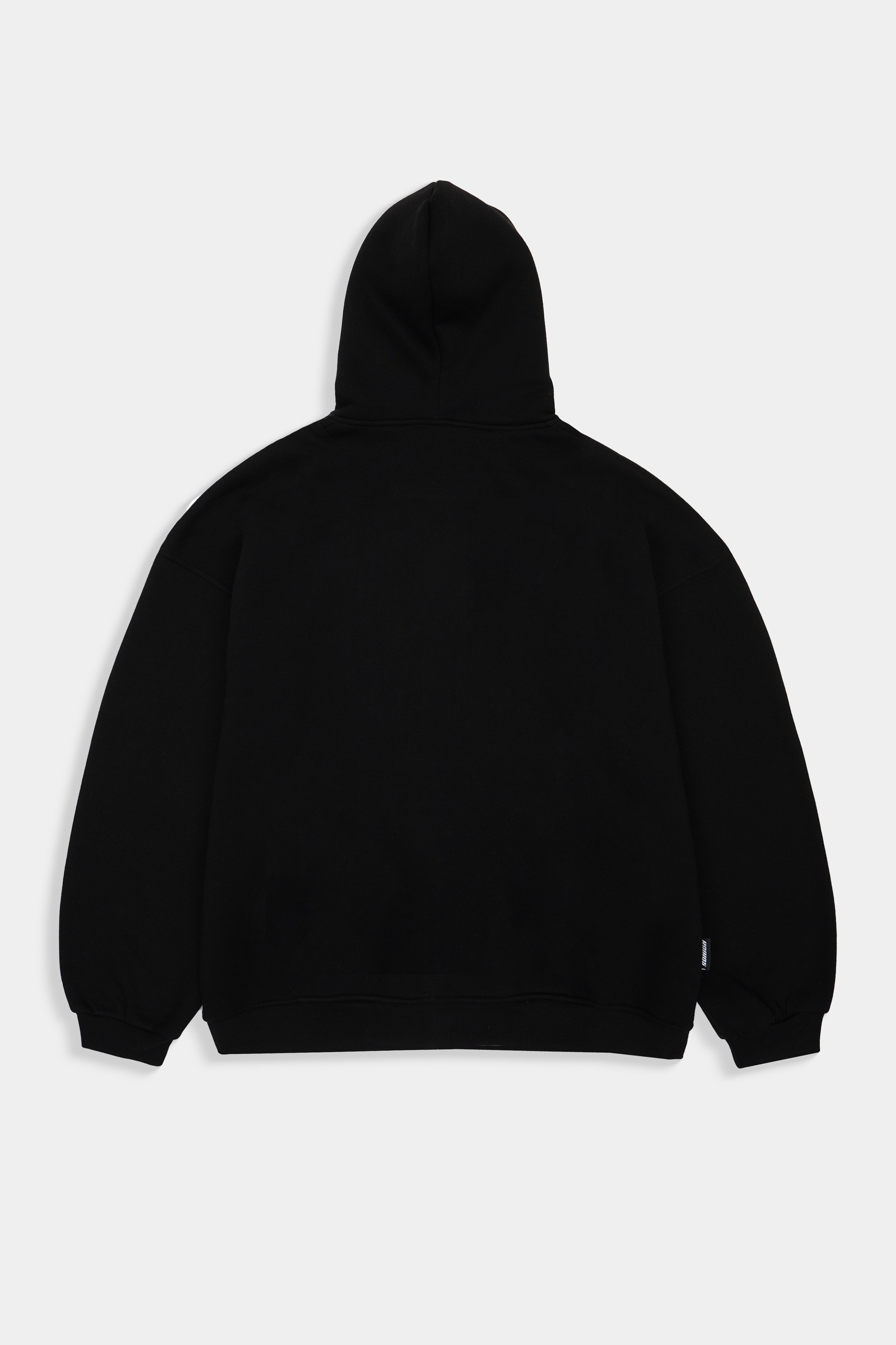 Sohigh Boxy Fit Crew Logo Zip Hoodie