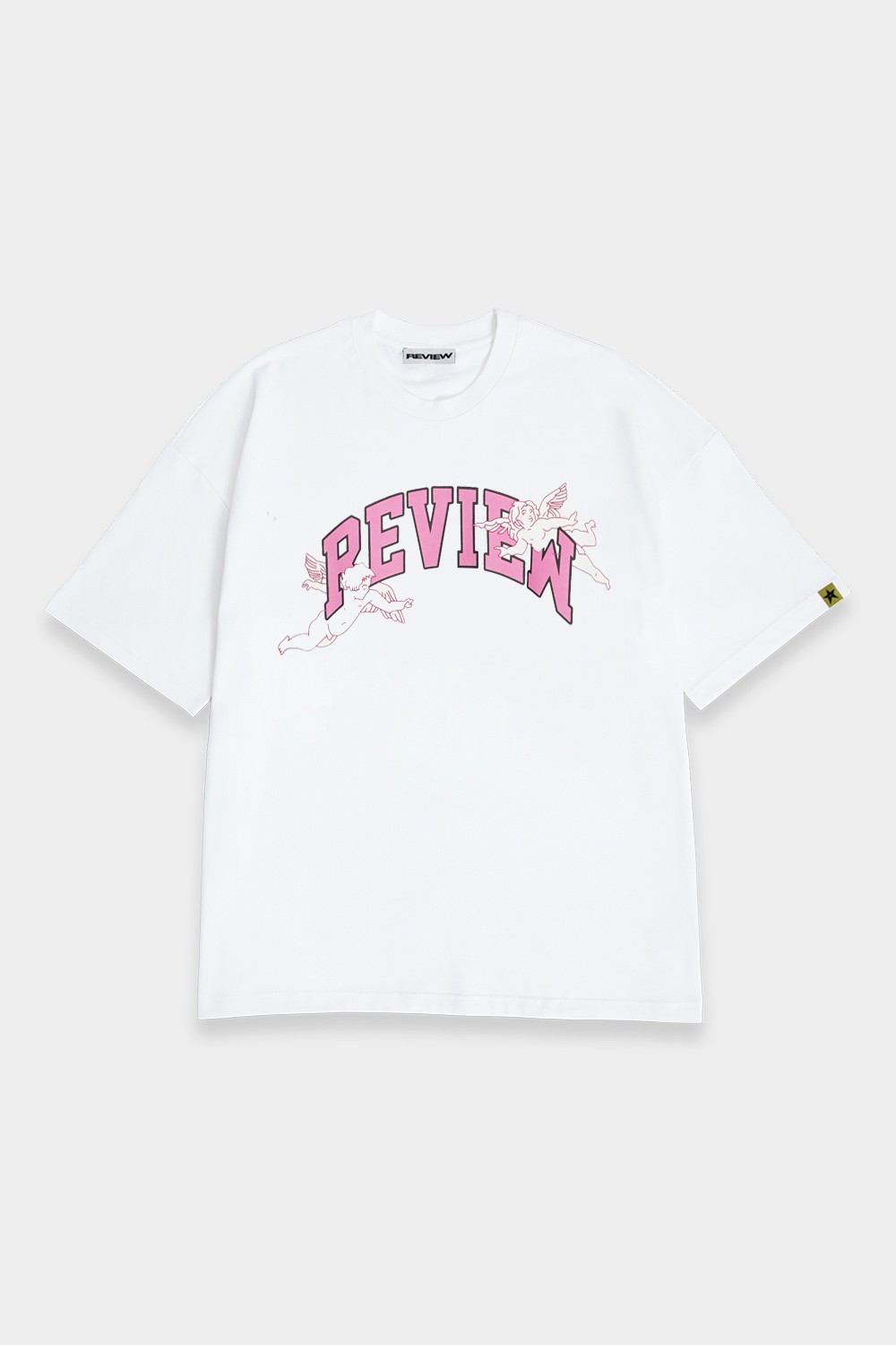 Oversized Angel Print T Shirt (RV-8)