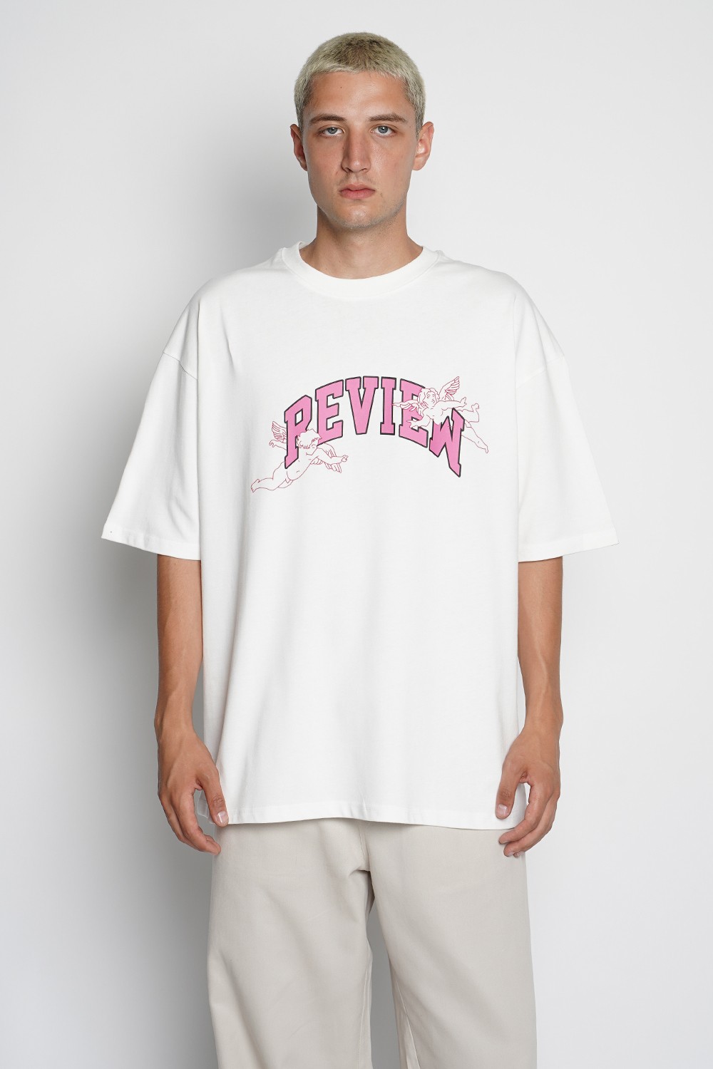 Oversized Angel Print T Shirt (RV-8)