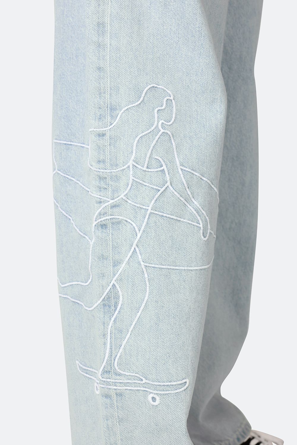 Embroidered Baggy Skate Jean (CAVA)