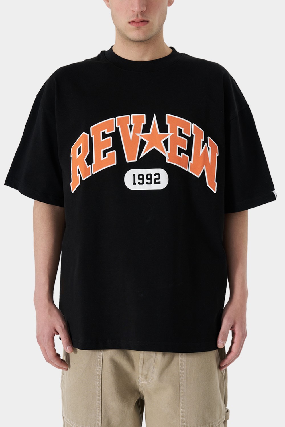 Oversized College Print T Shirt (ST16)