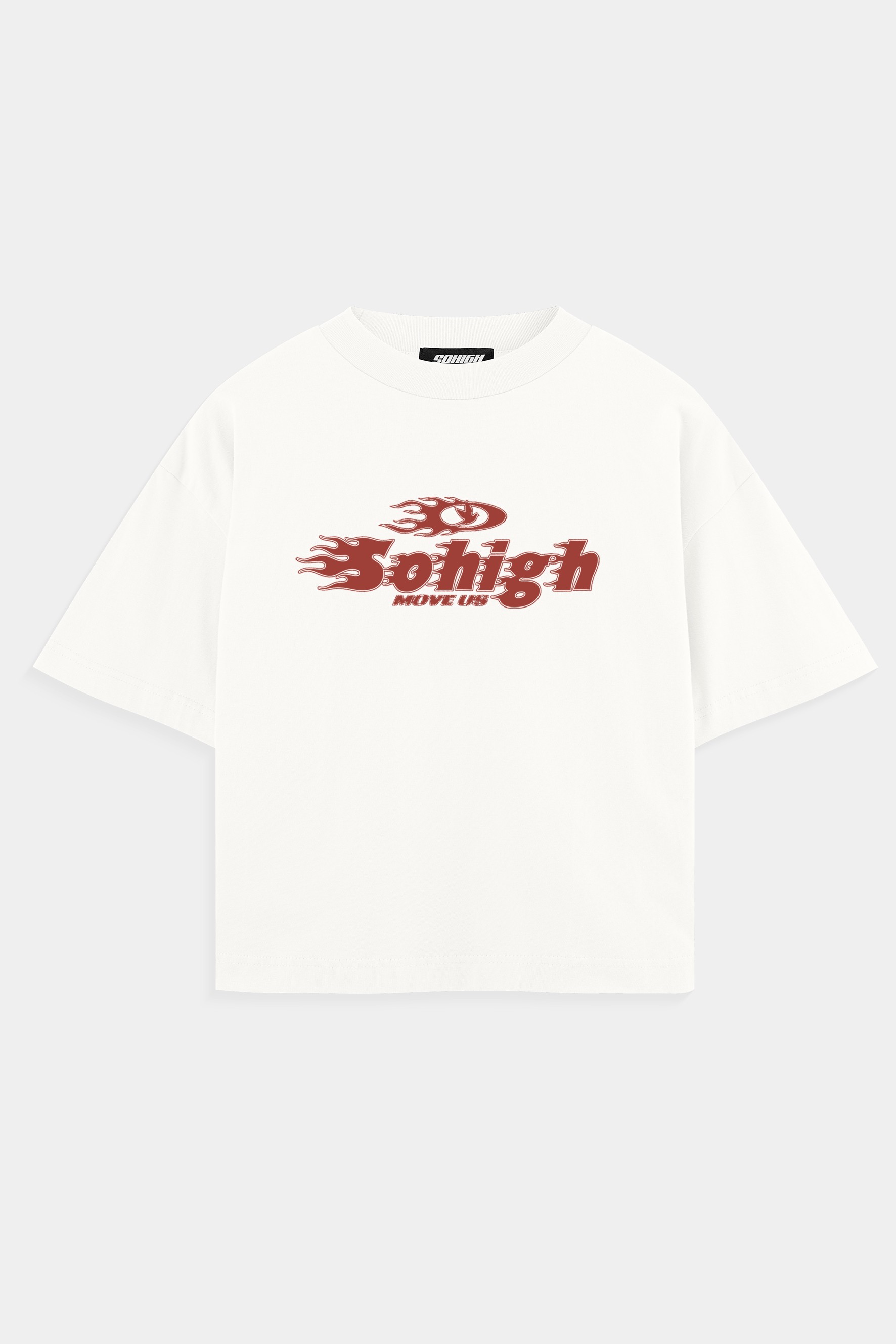 Sohigh Heavyweight Flame Logo T-Shirt 