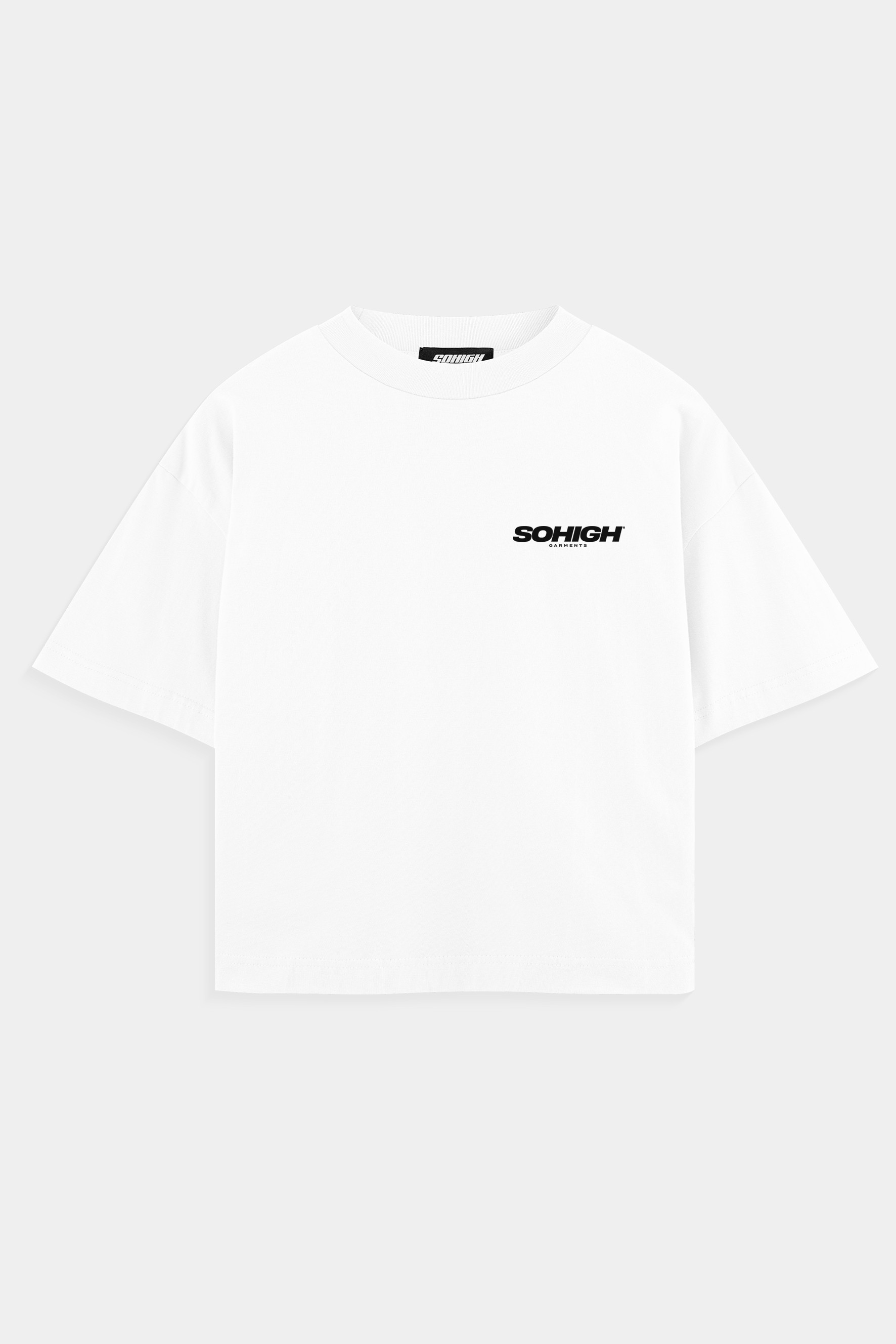 Heavyweight Sohigh Garments T-Shirt  - Beyaz