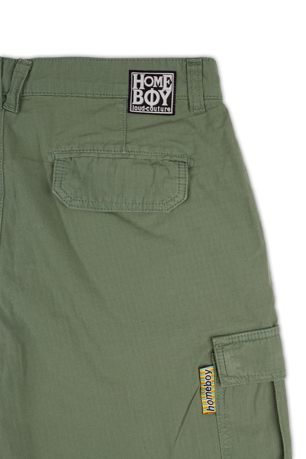 HOMEBOY Monster Cargo Shorts Olive (HB-BS-13)