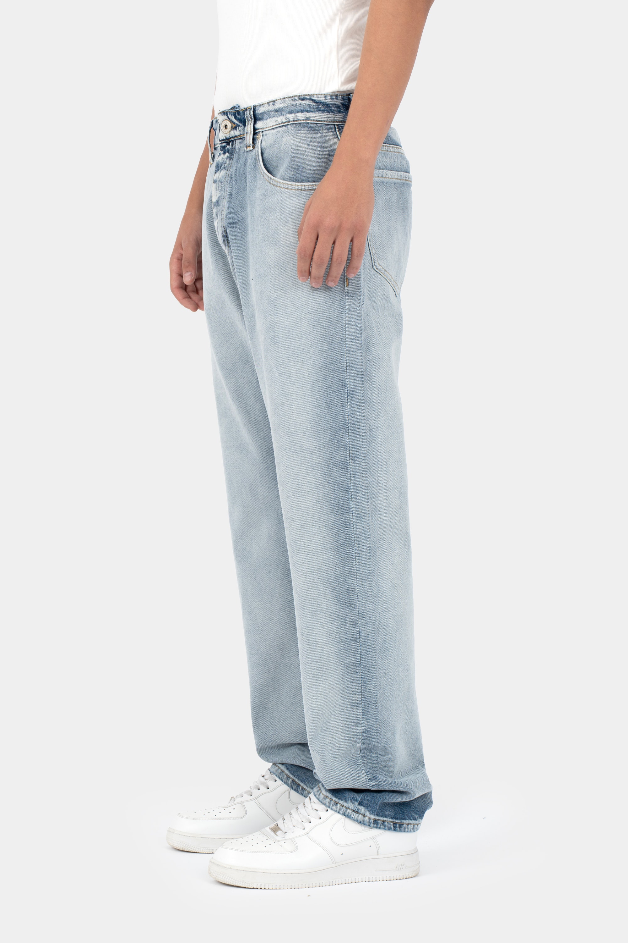 Mafia Baggy Extrem Washed Jeans - Light Blue