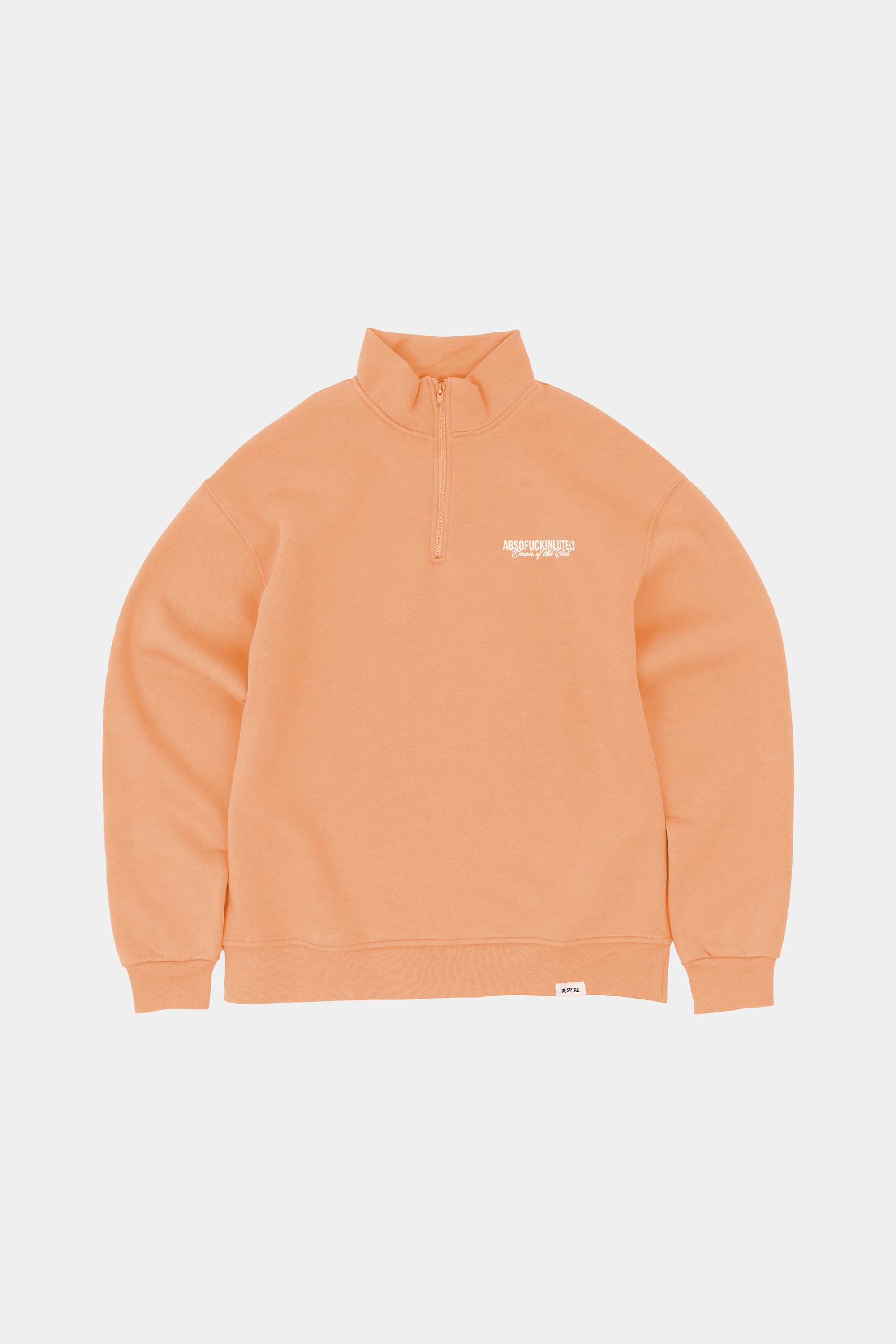 Rsp Oversized Quarter Zip Hoodie - Turuncu