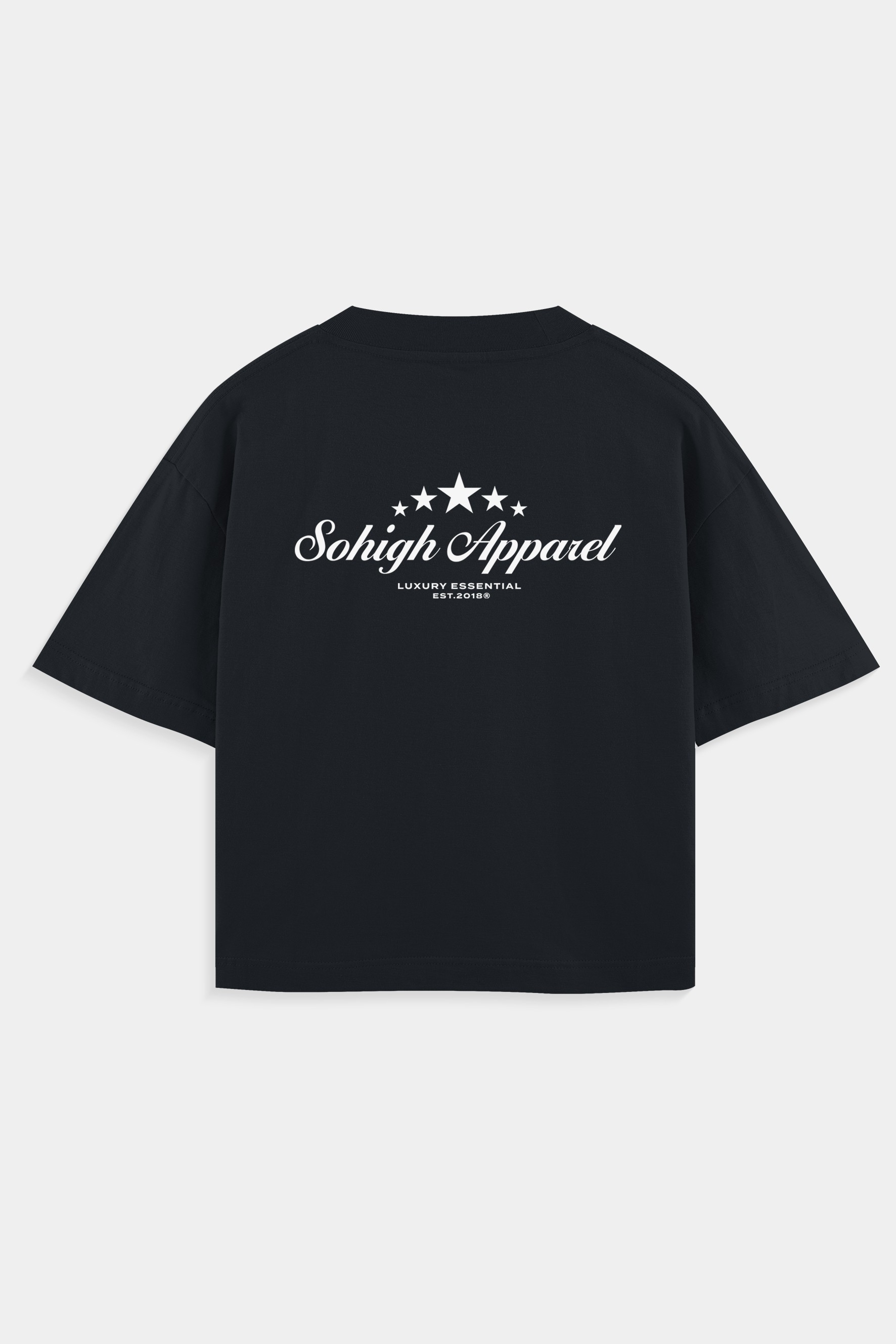 Sohigh Heavyweight Luxury Essential T-Shirt  - Antrasit