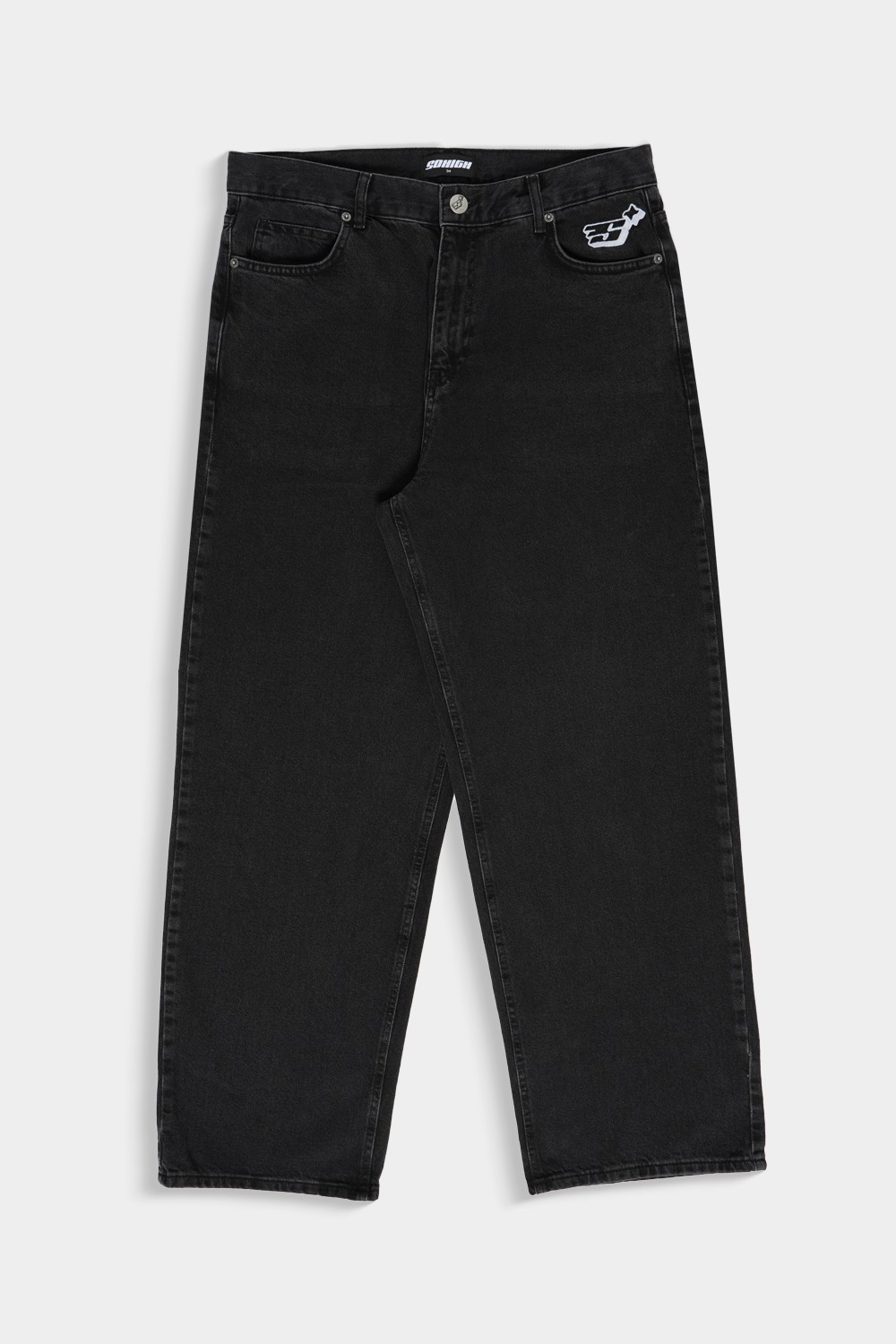 Baggy Skate Jeans - Stone Black (SHBS-9)