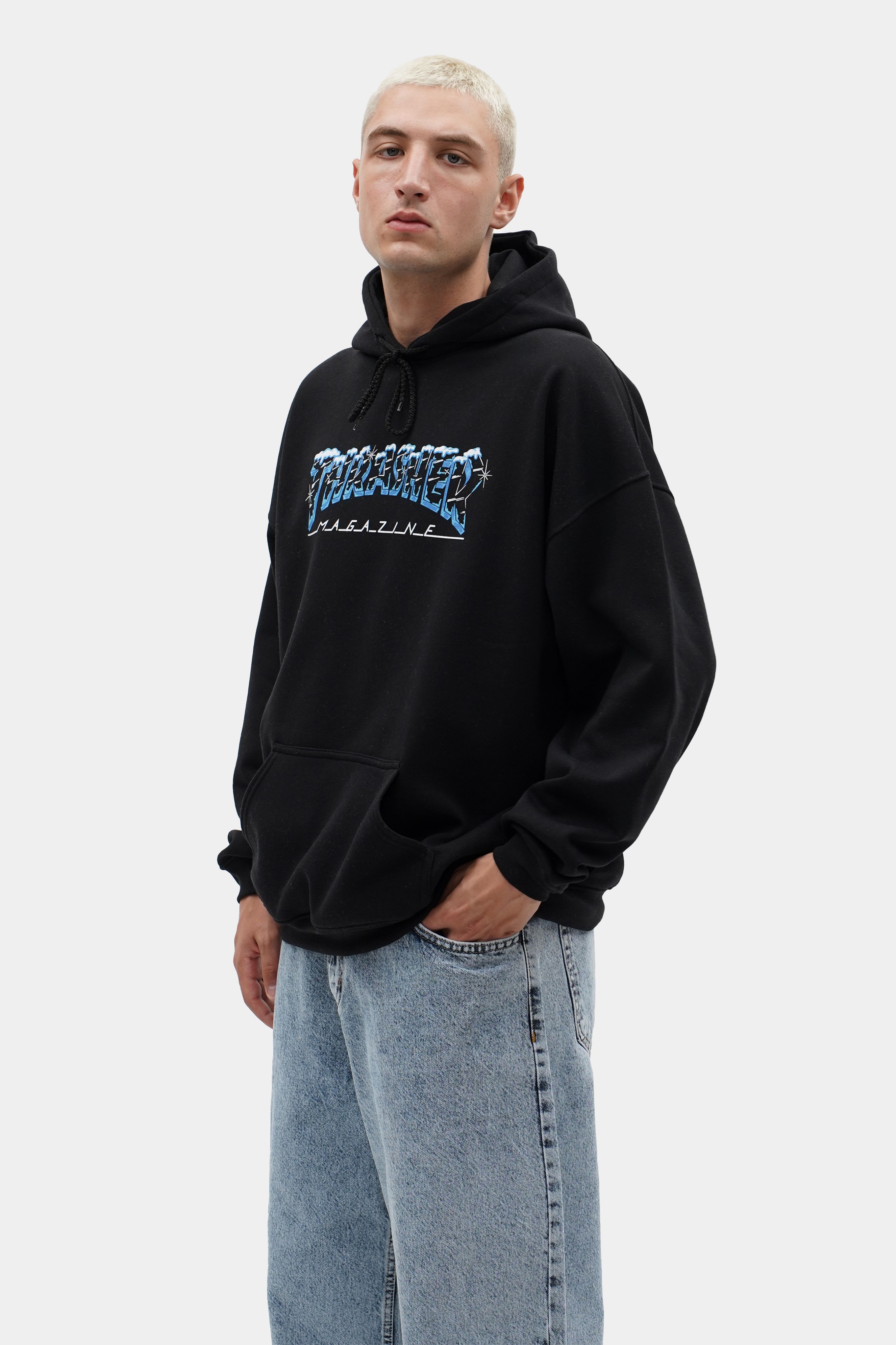 Thrasher Ice Black Hoodie (TRS3)