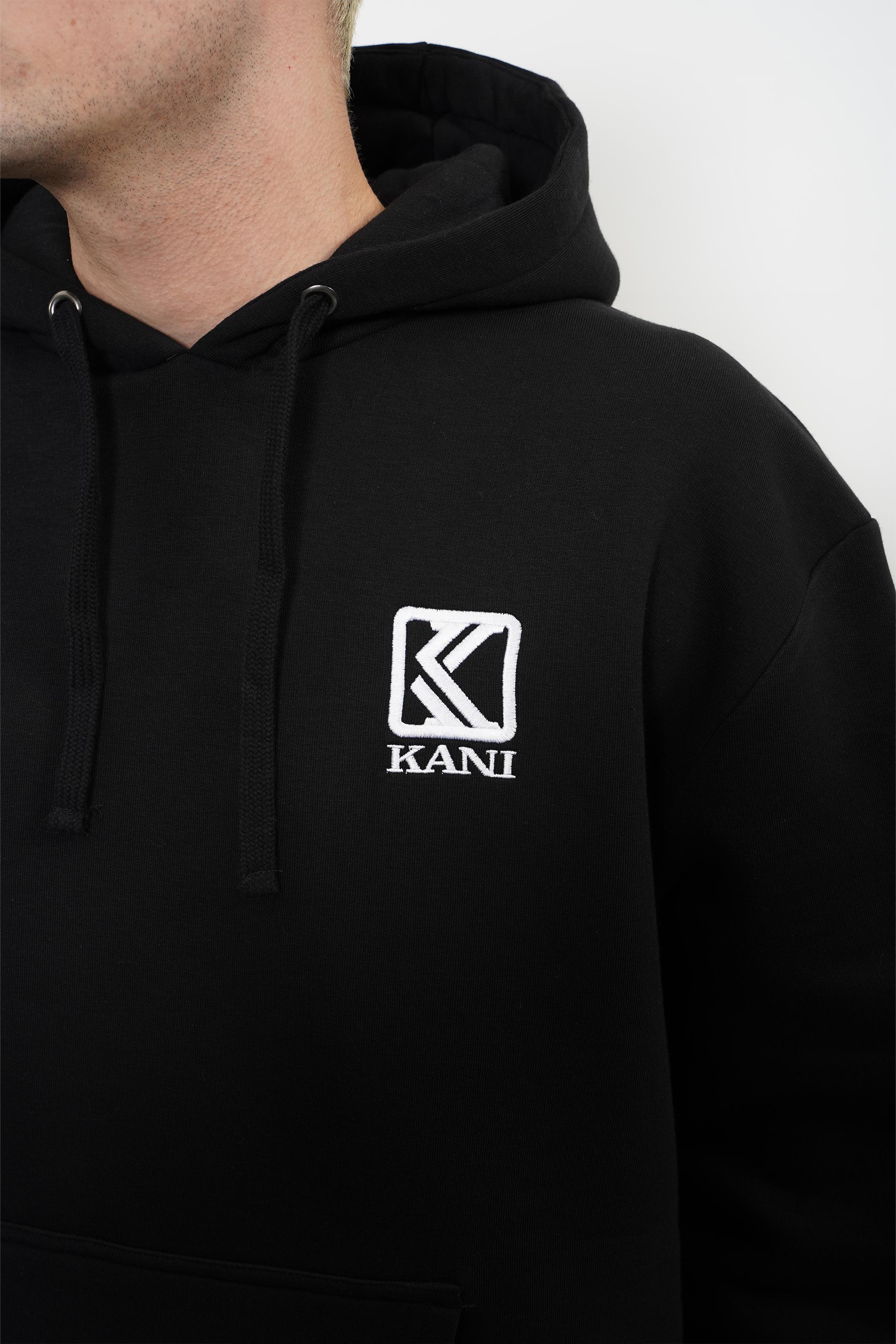 K. Kani Oversize Embroidered Hoodie Black