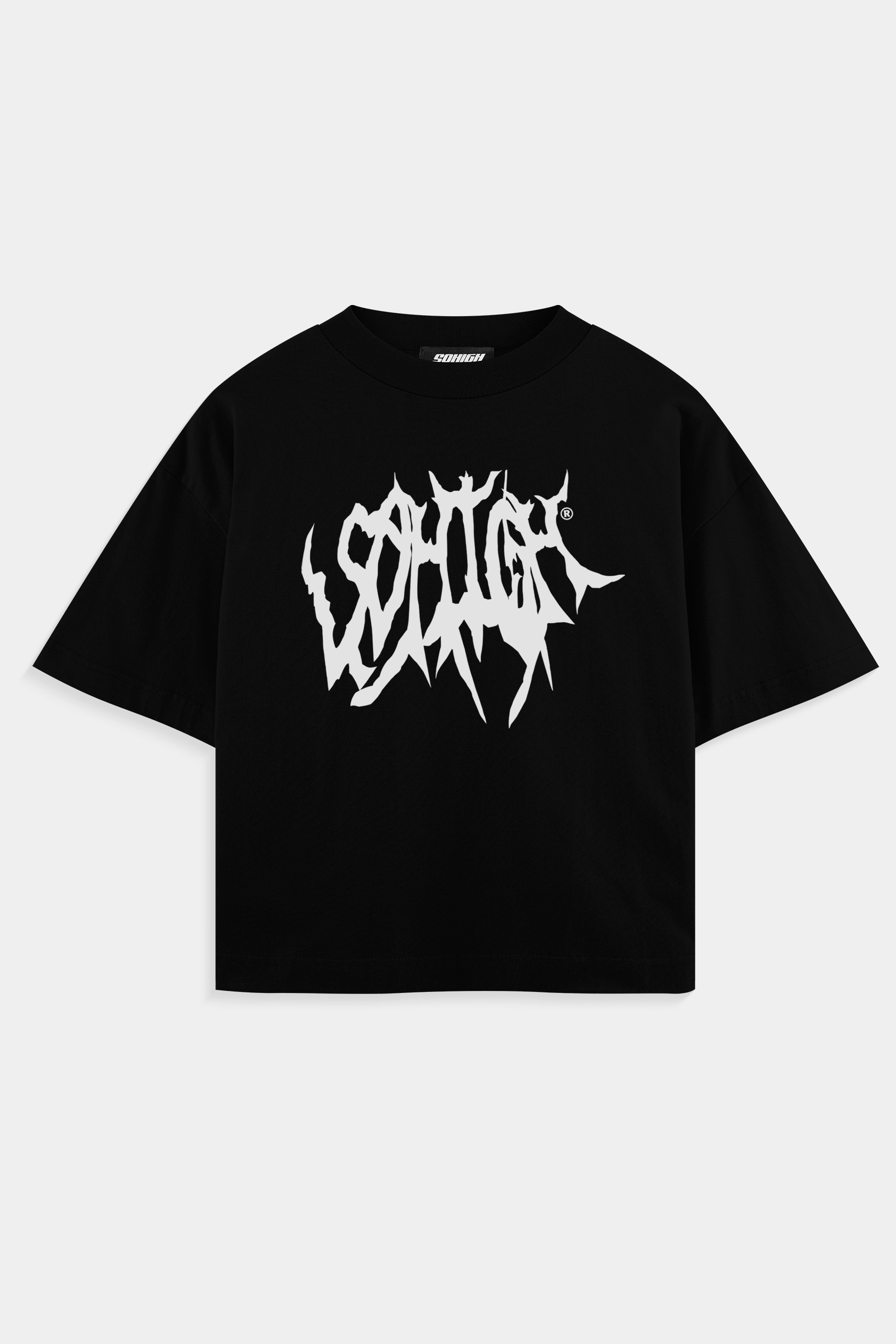 Sohigh Heavyweight Crew Logo T-Shirt 