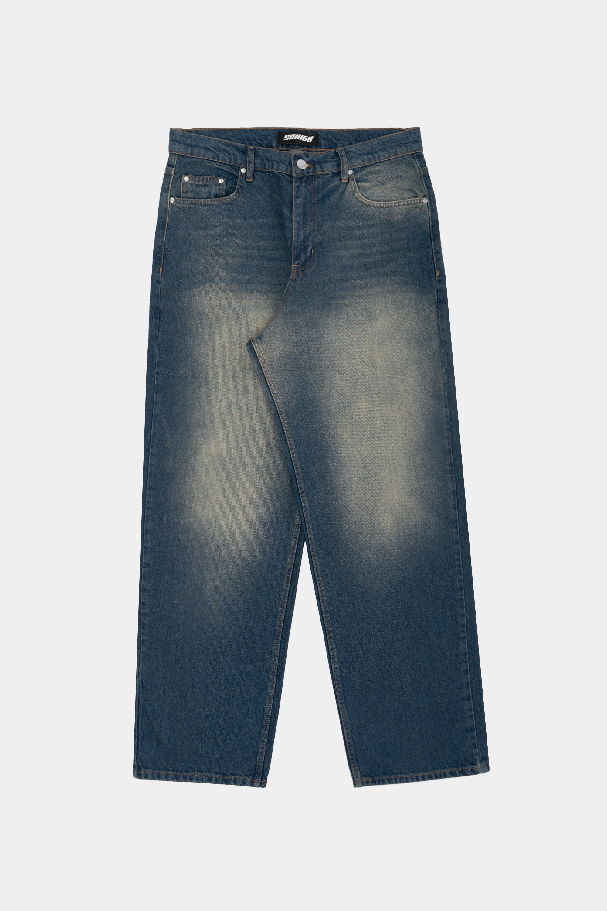 Sohigh Big Ol' Baggy Jeans - Blue Tint