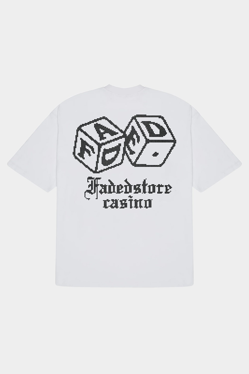 Faded Casino T Shirt White (FD33)