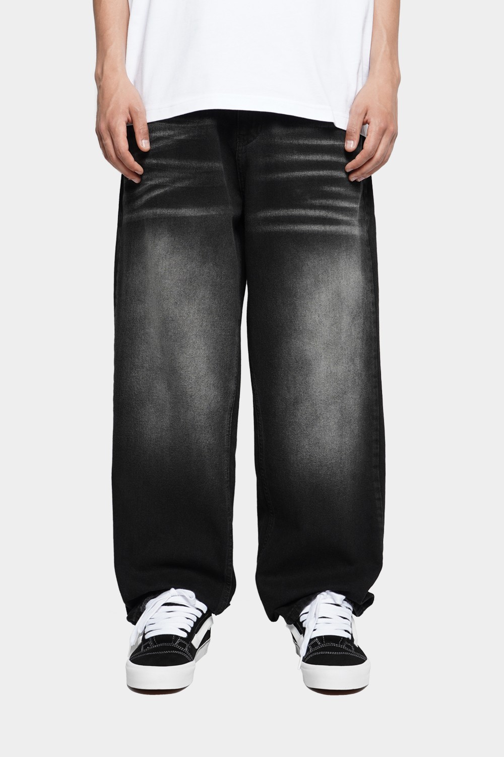 Baggy Skate Jeans - Black Tint (SHBS-3)