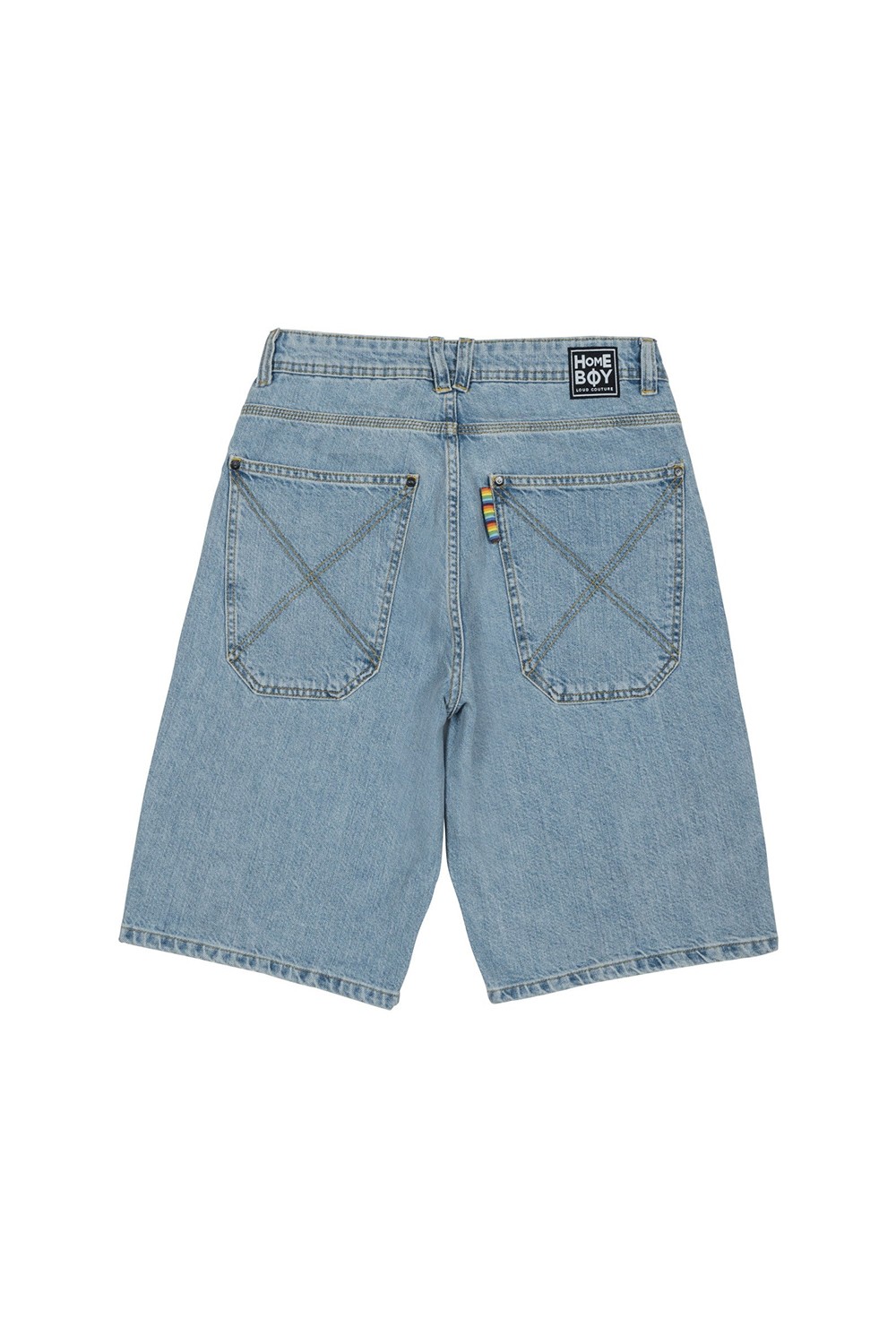 HOMEBOY Baggy Washed Light Blue Short (HB-BS-6)