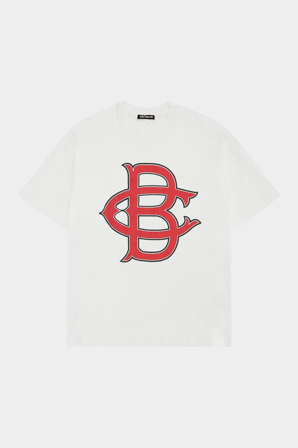 C.B. Oversized Baseball T Shirt White (CLBXT14)