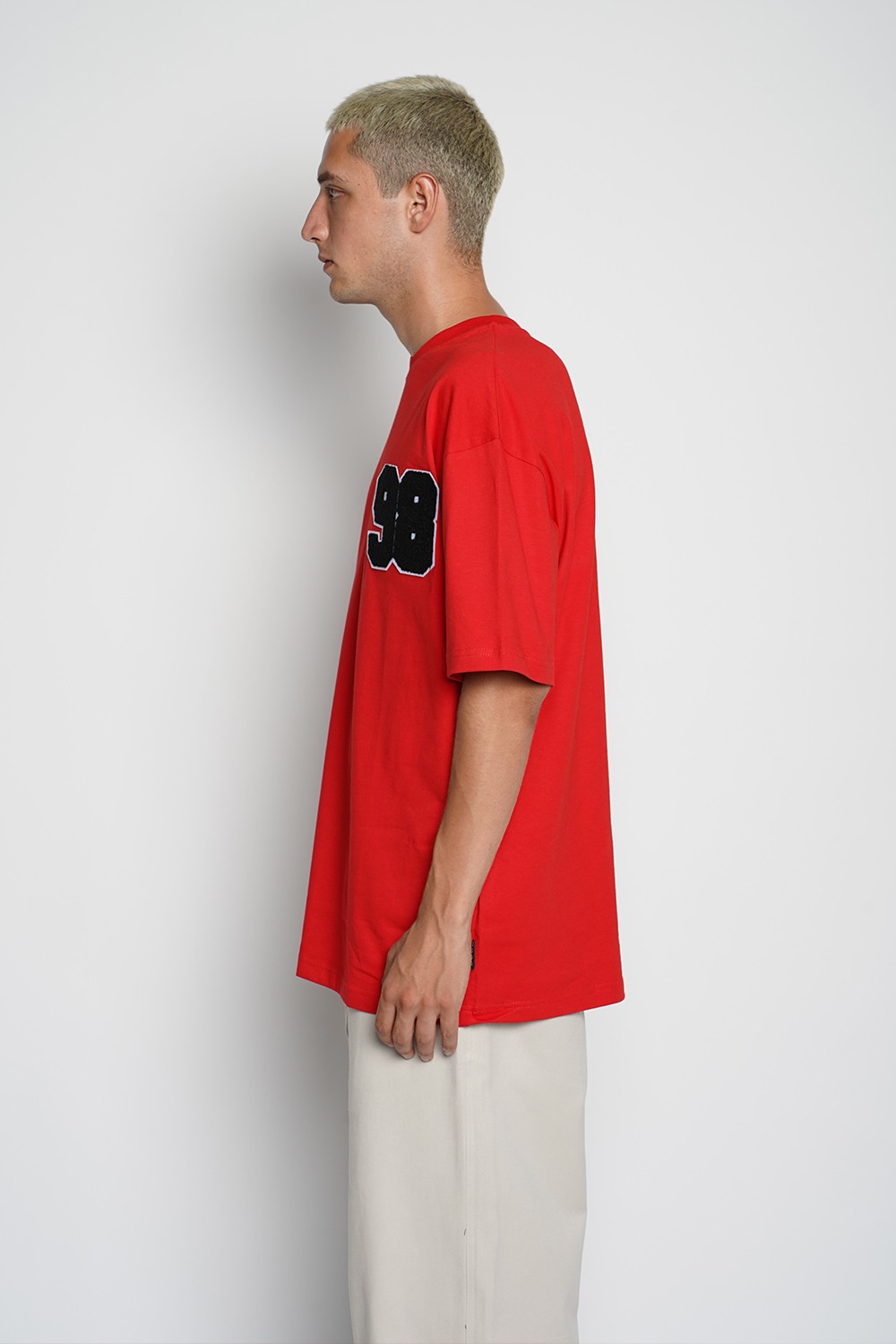 Koqs Oversized Red T-Shirt (KOQS3)