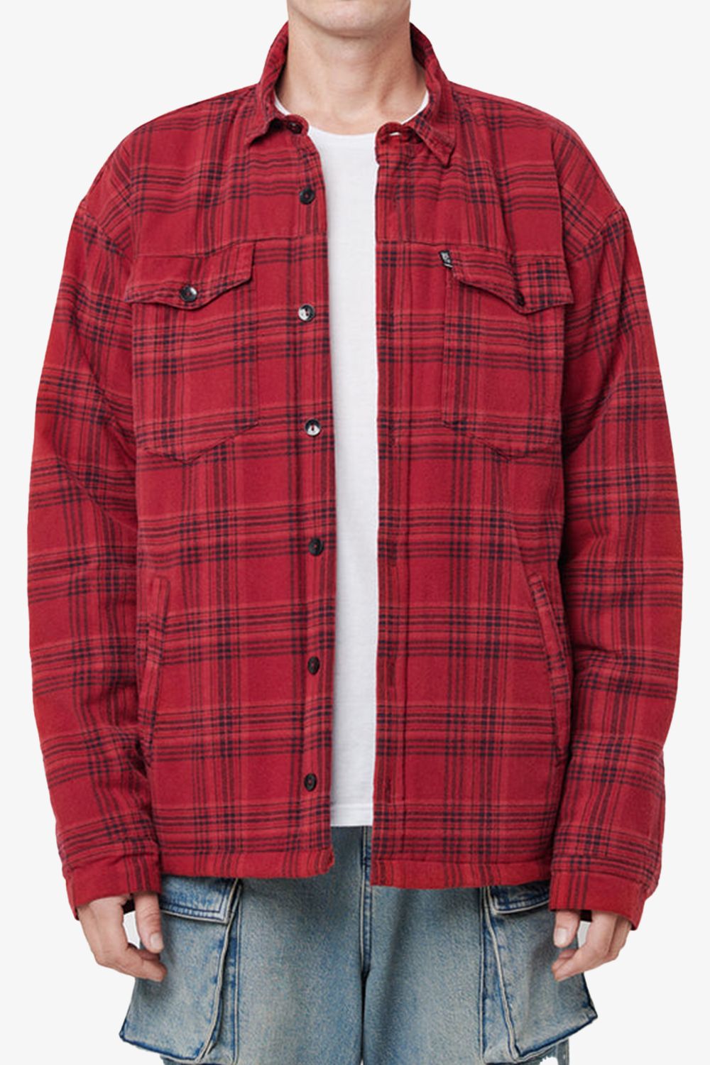 Live Fast Oversized Flannel Mont (LFDYJ1)