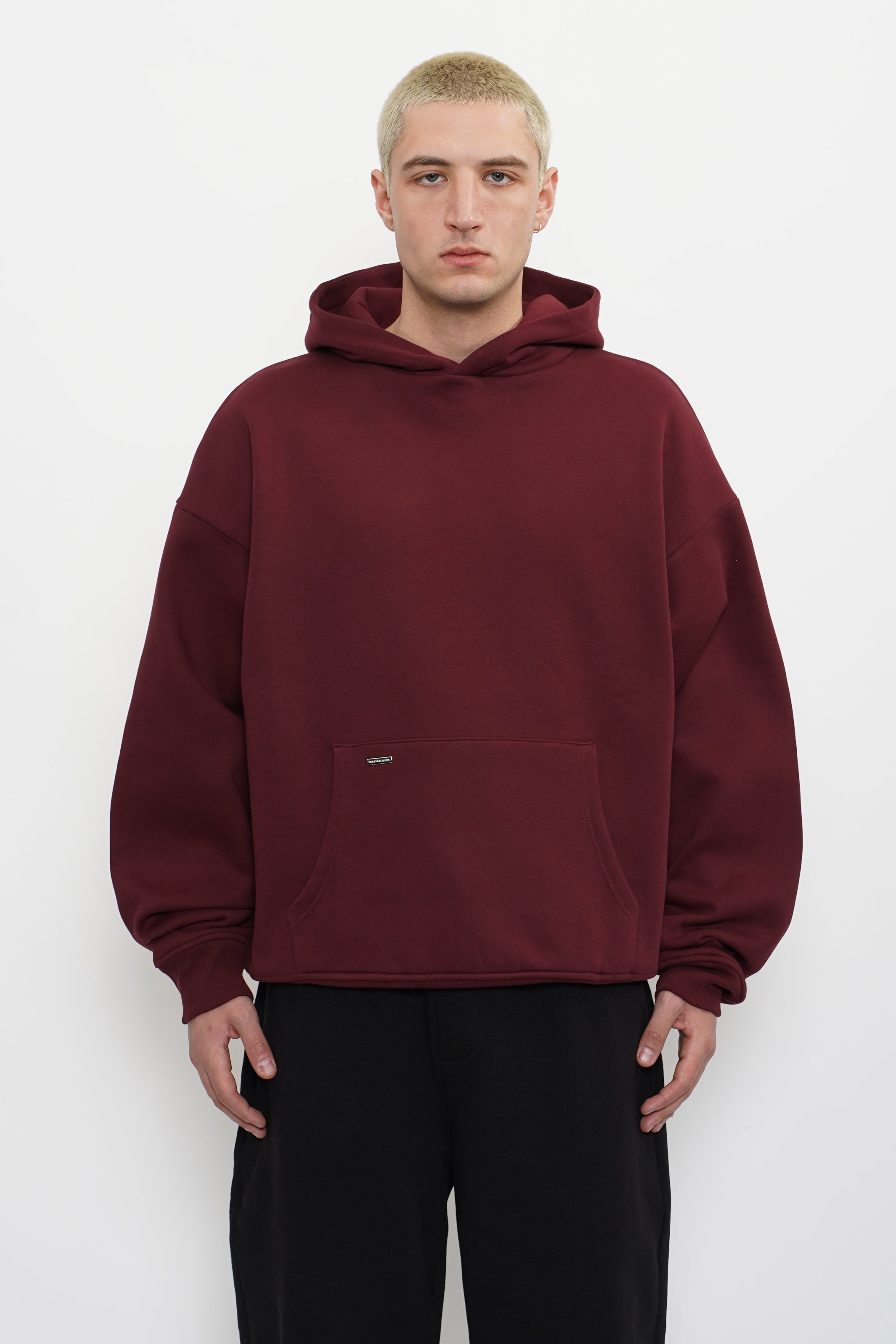 420gsm Heavyweight Blank Hoodie - Burgundy