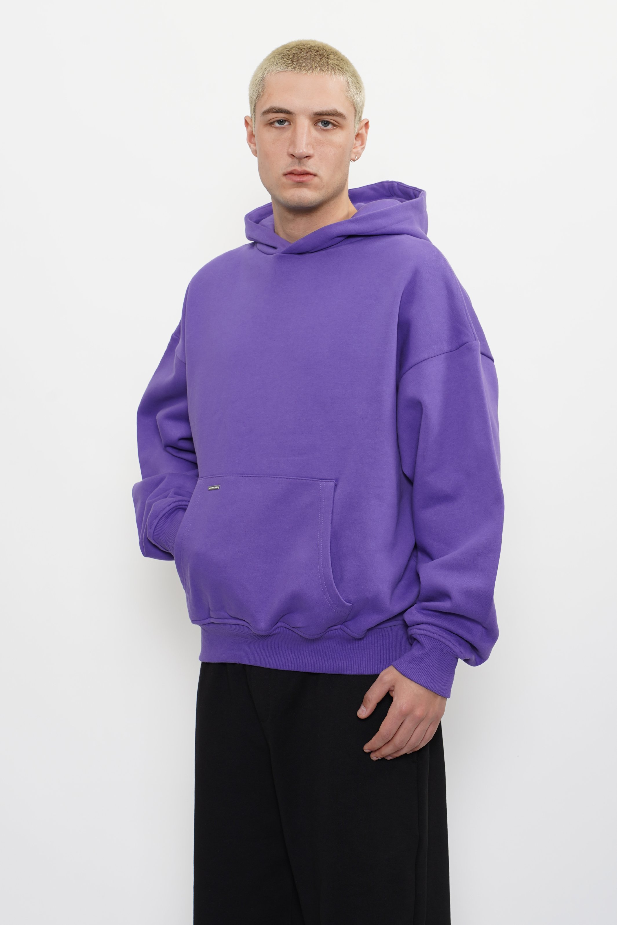 420gsm Heavyweight Blank Hoodie - Purple