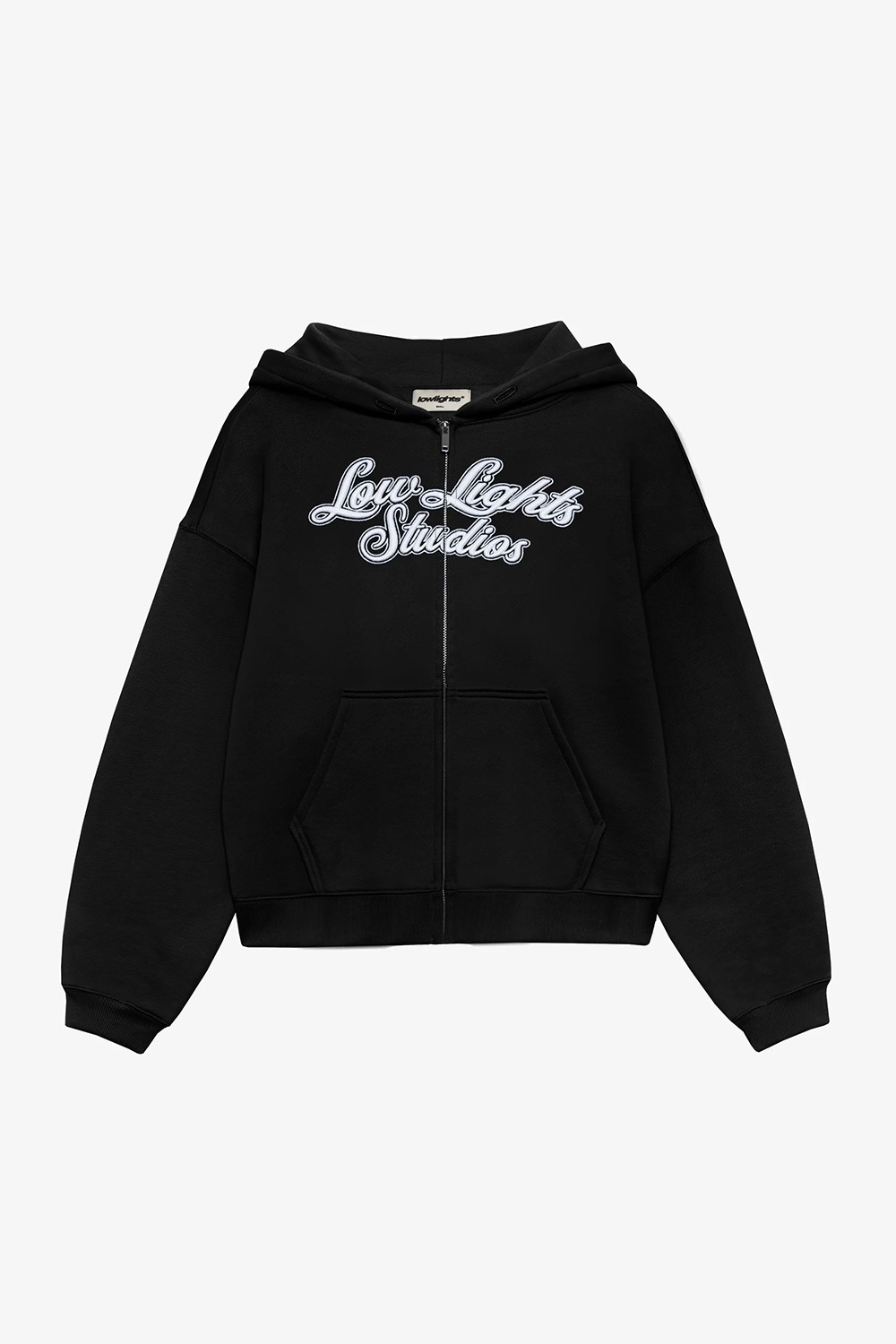 L.L.S. Oversized Embroidered Zipper Hoodie (LLS-2)