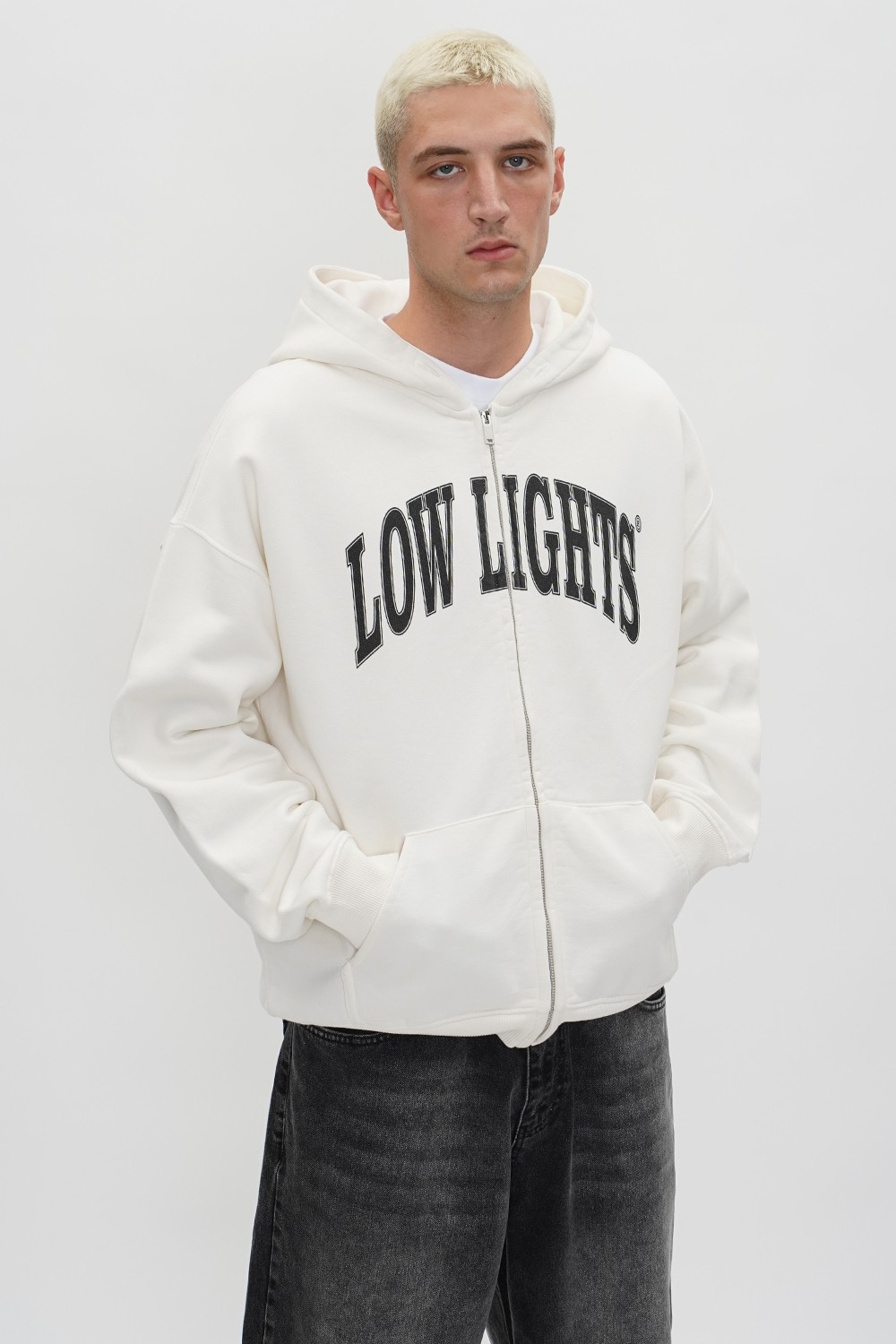 L.L.S. Oversized College Zip Hoodie (LLS-27)