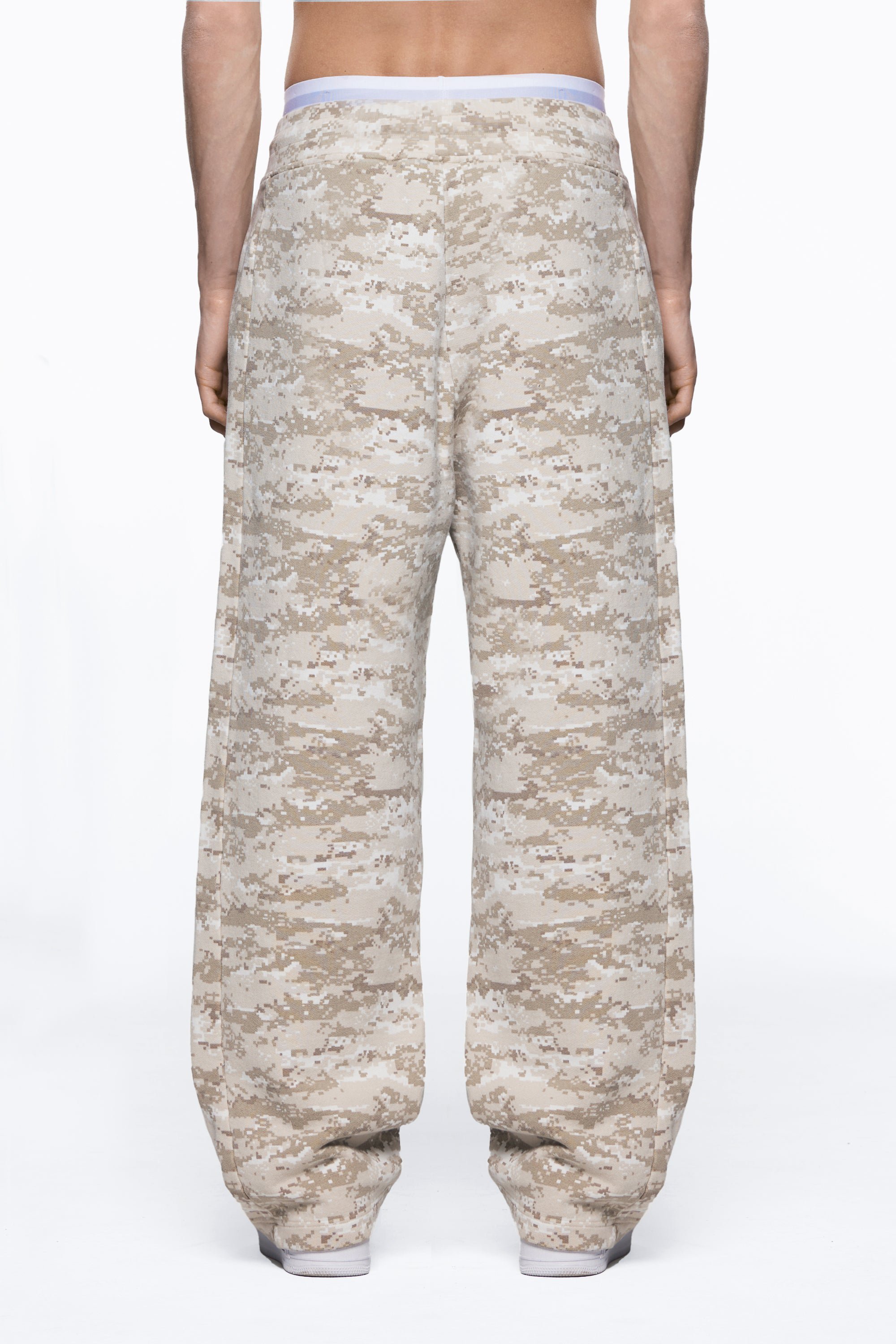 S.Heavens Digital Camo Open Leg Jogger