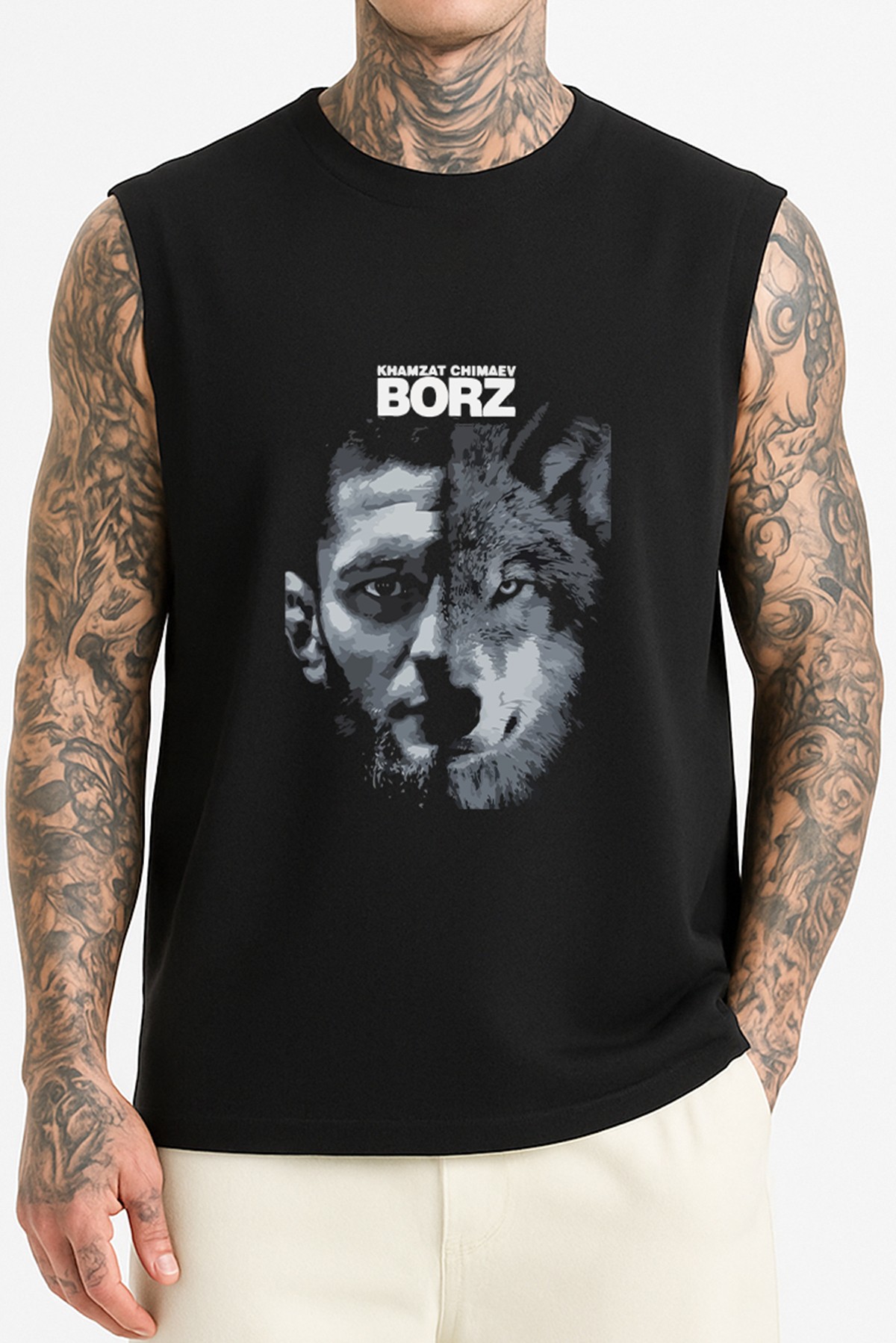 Khamzat Chimaev Borz Kolsuz Tişört