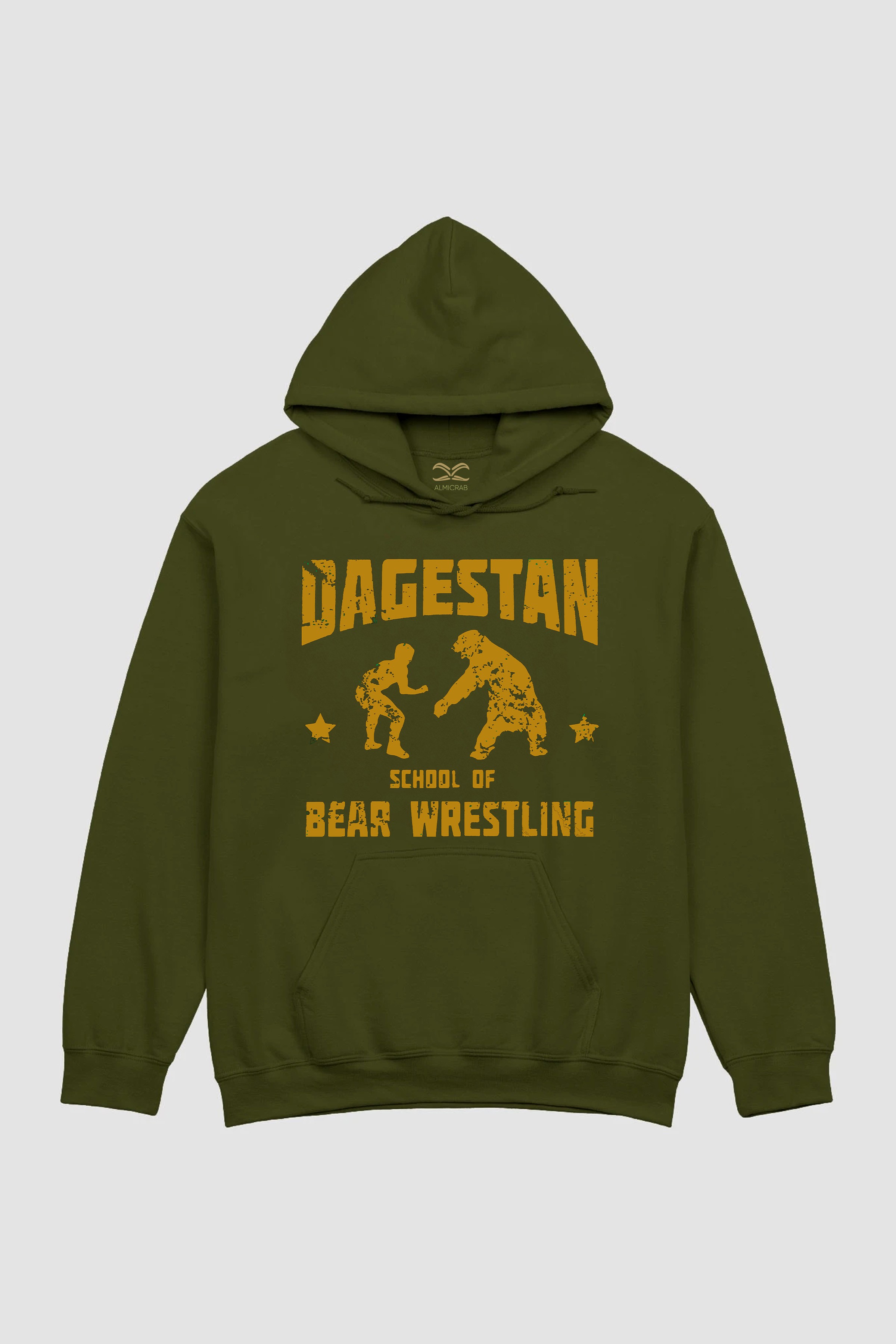 Oversize Dagestan Bear Wrestling Hoodie