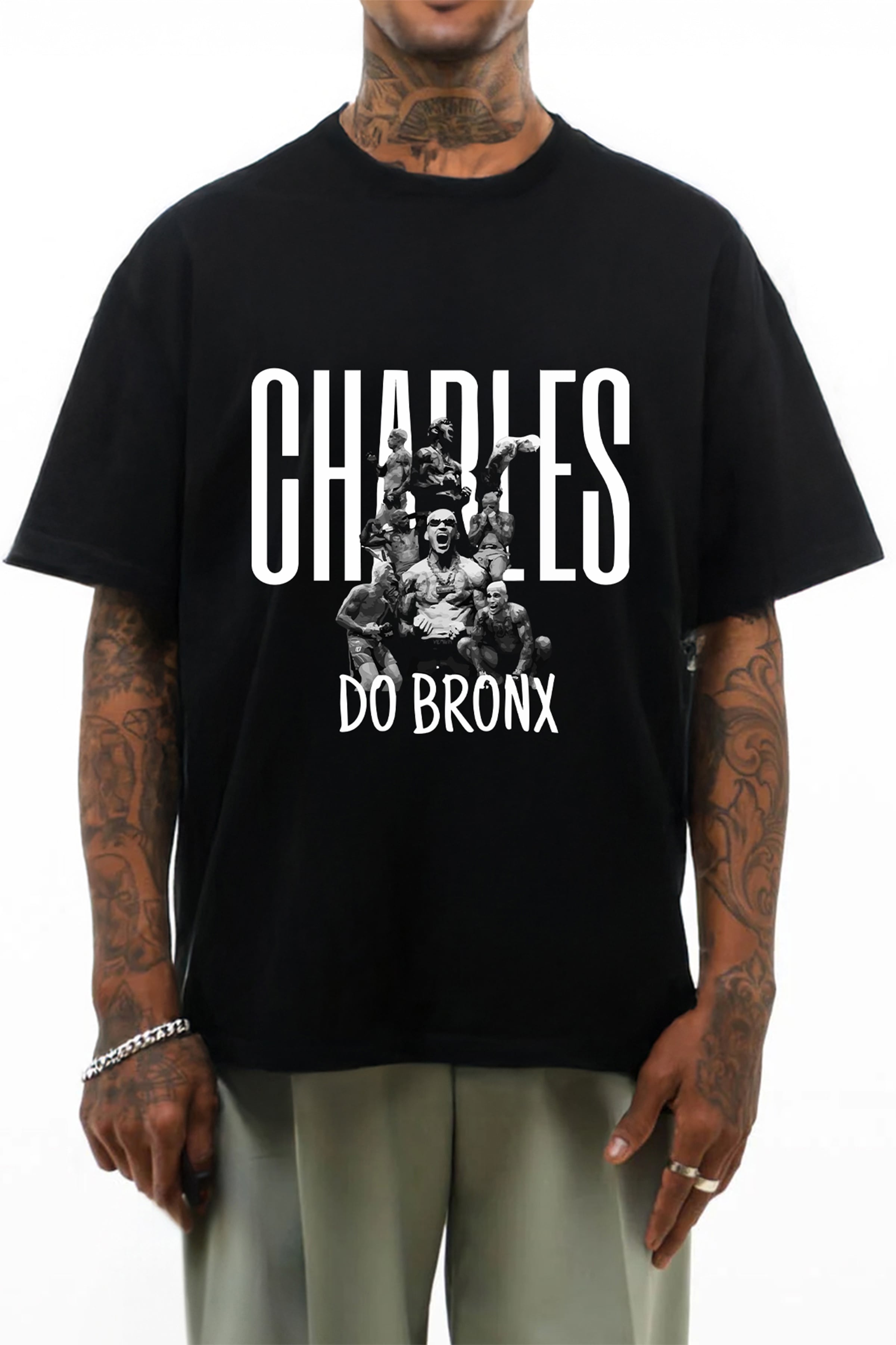 Charles Do Bronx Oversize Tişört